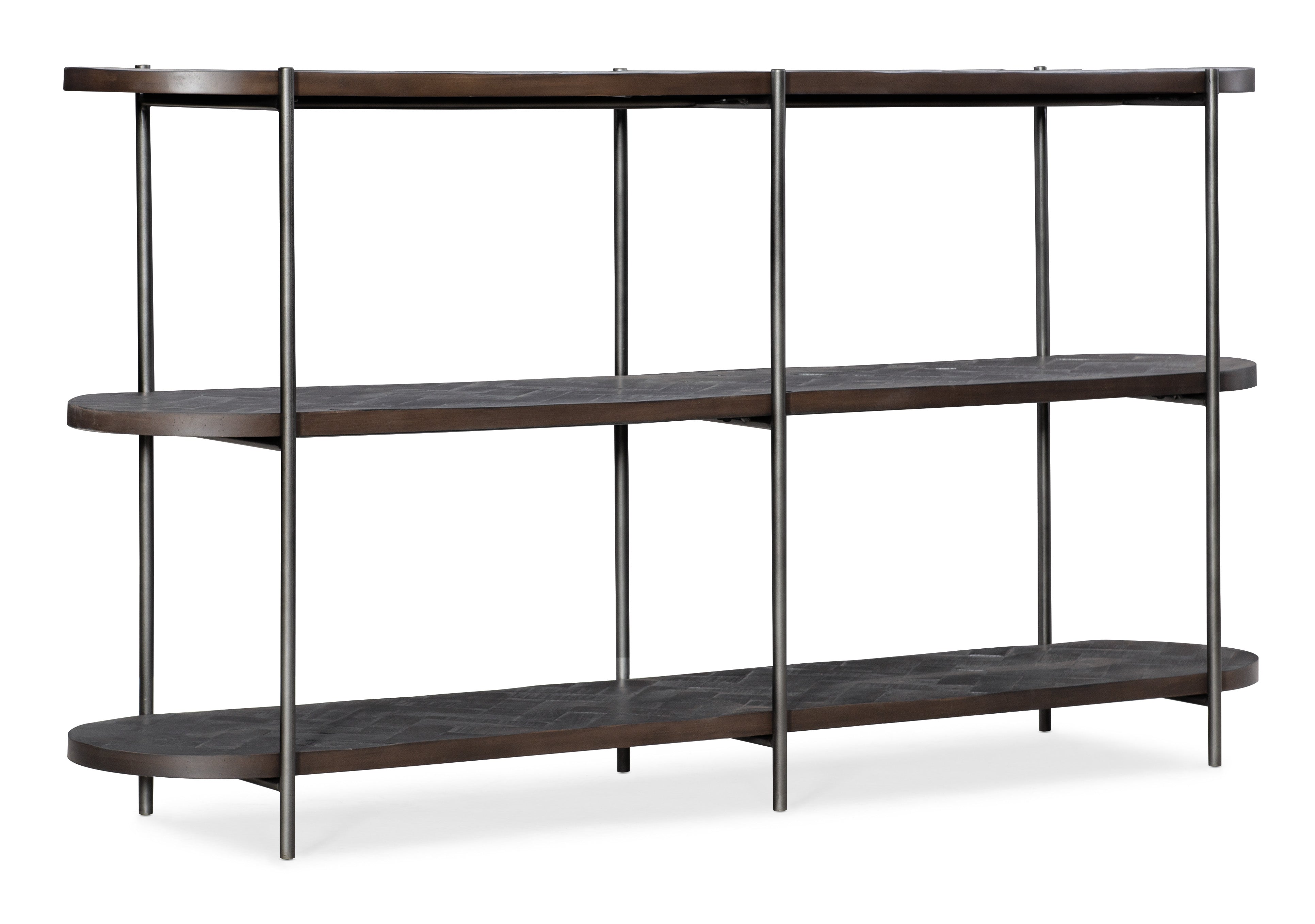 Hooker Furniture Commerce & Market Console Table in Dark Wood