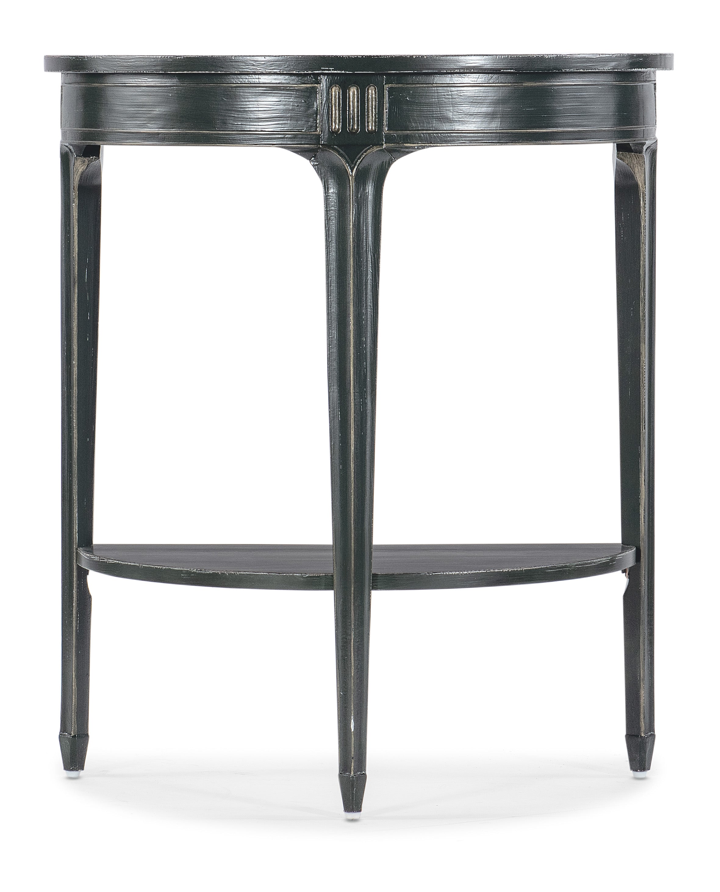 Hooker Furniture Charleston Demilune Accent Table in Medium Green