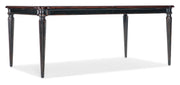 Hooker Furniture Charleston Rectangle Leg Dining Table w-2-22in Leaves