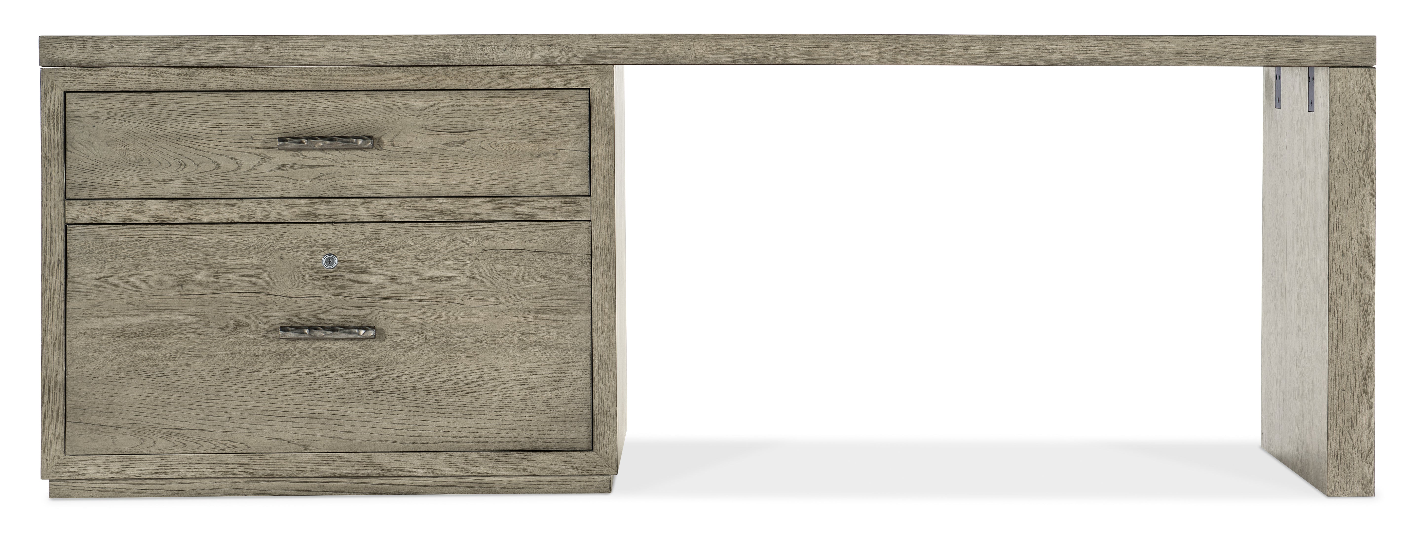 Hooker Furniture Linville Falls 84" Desk with Lateral File