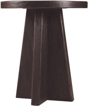 Hooker Furniture Driftwood Round End Table in Blacks