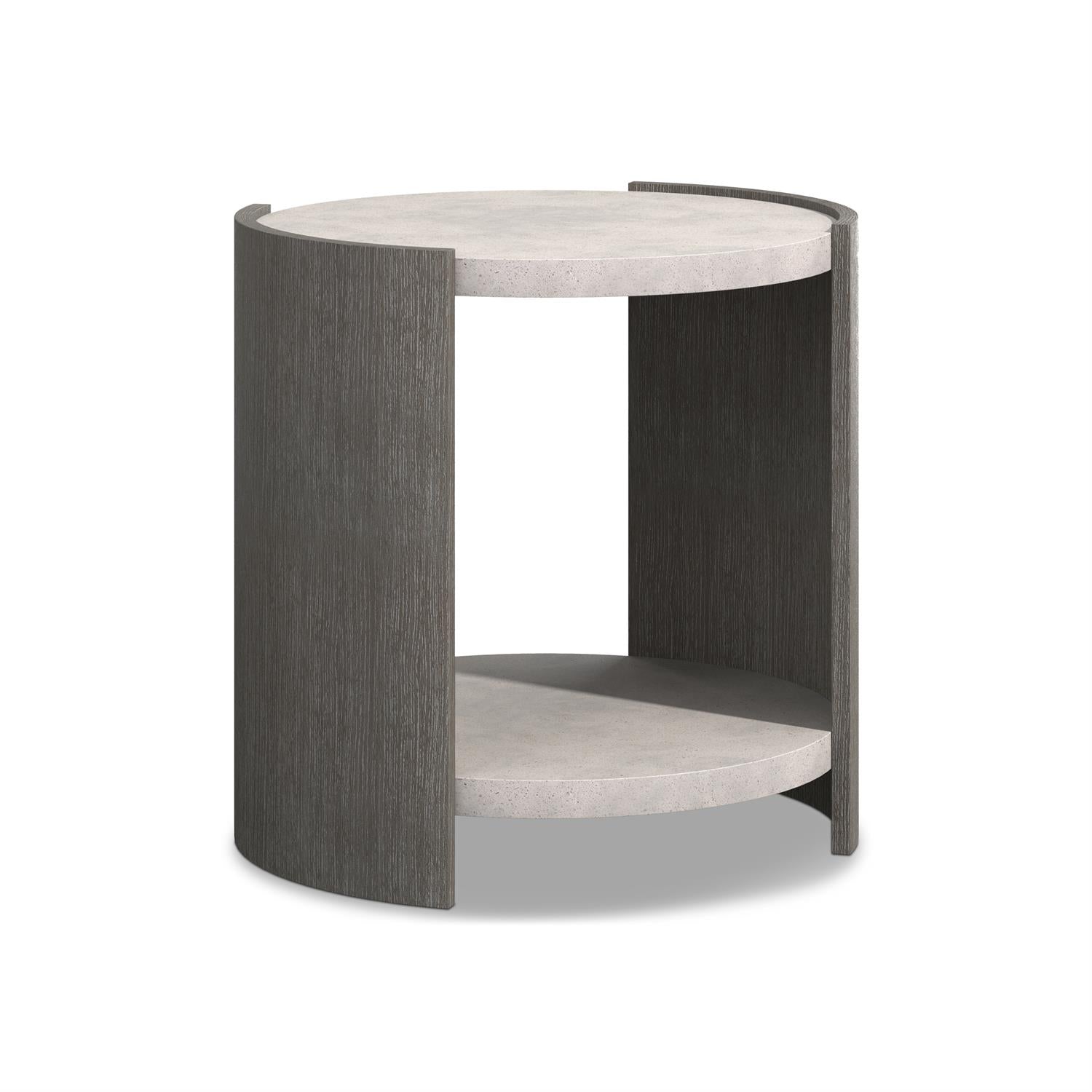Bernhardt Furniture Prado Side Table in Porcini