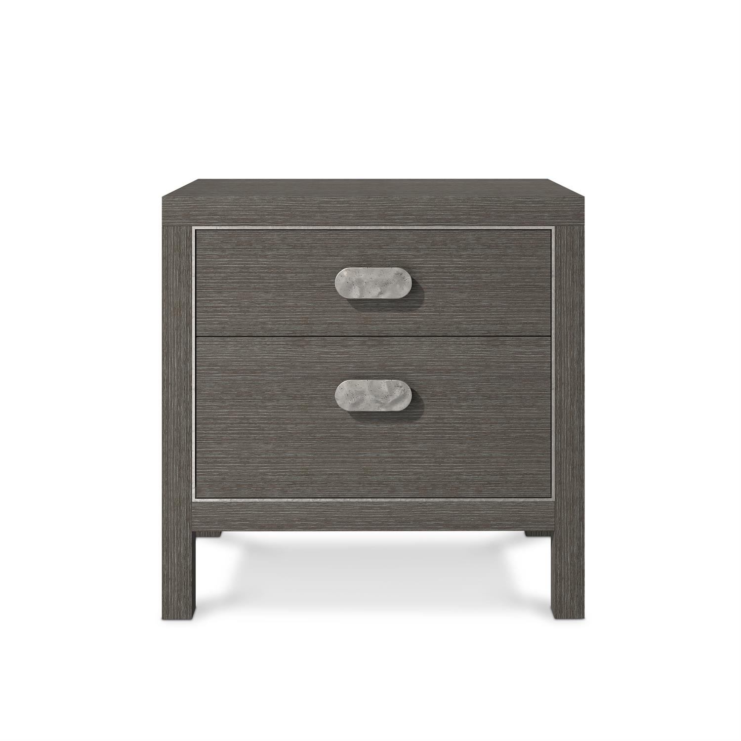 Bernhardt Furniture Prado Two Drawer Nightstand in Porcini