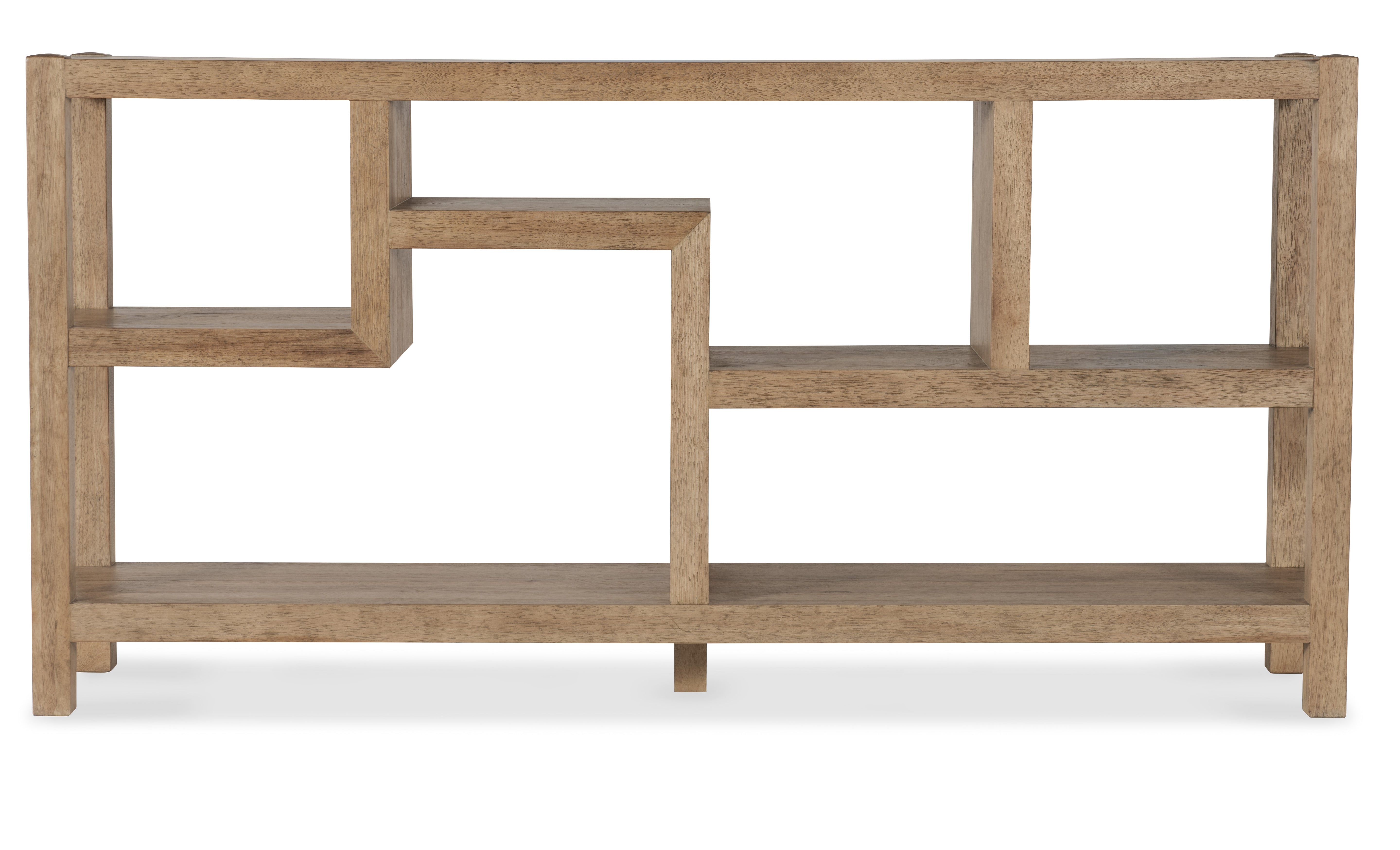 Hooker Furniture Vineyard Row Small Console in Light Wood