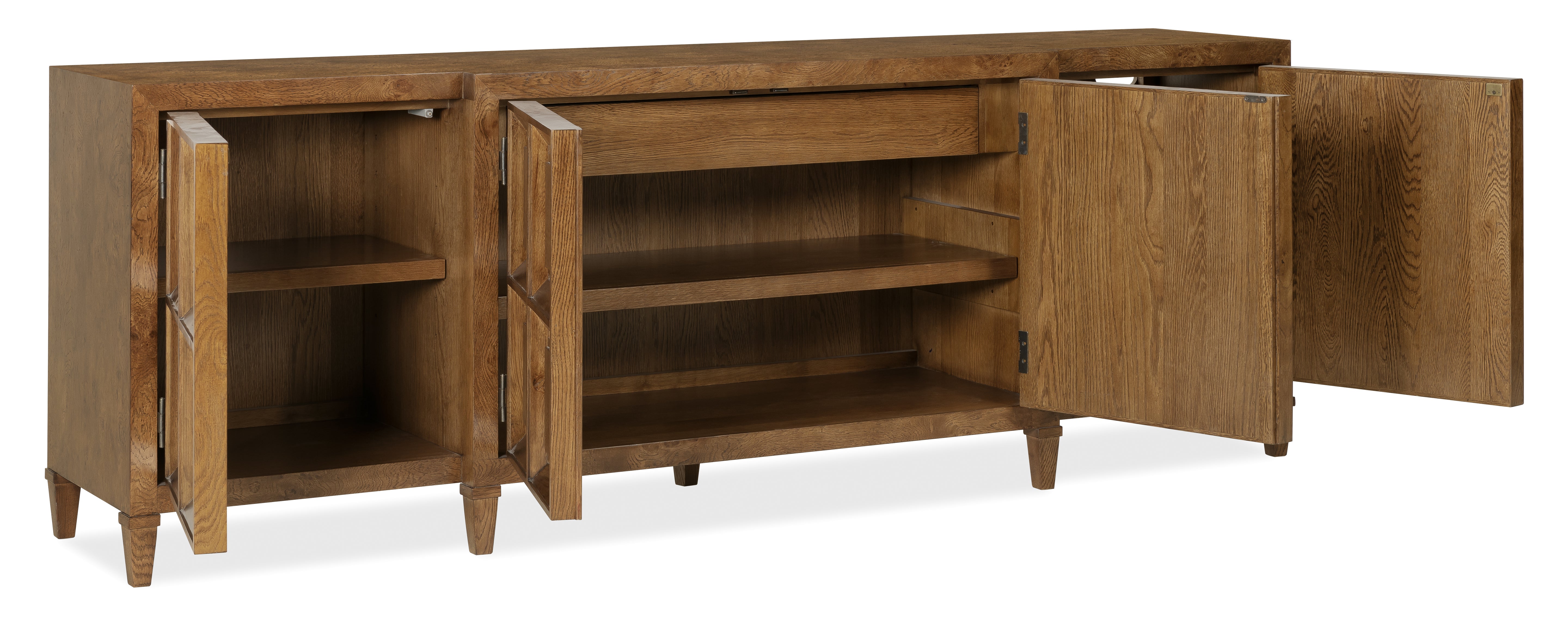 Hooker Furniture Melange Nikos Credenza in Medium Wood