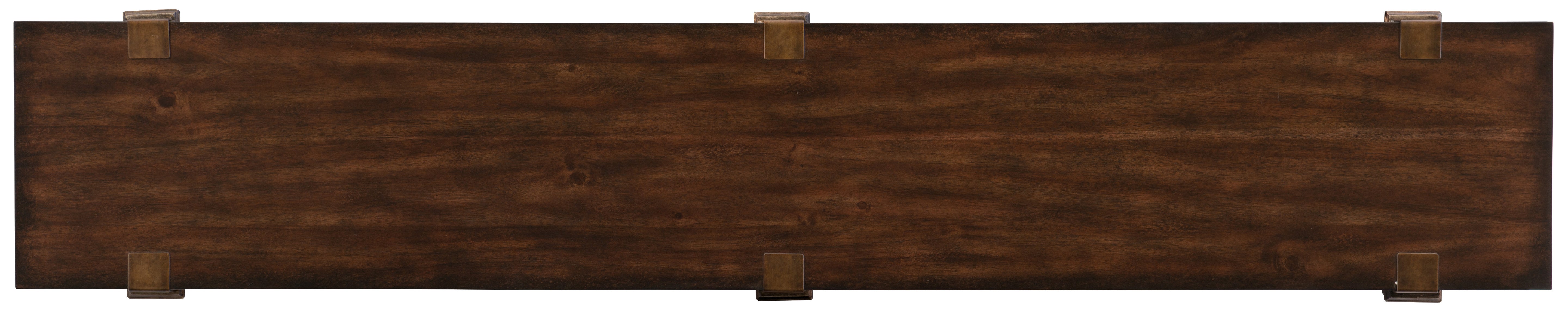 Hooker Furniture Skinny Console Table in Dark Wood