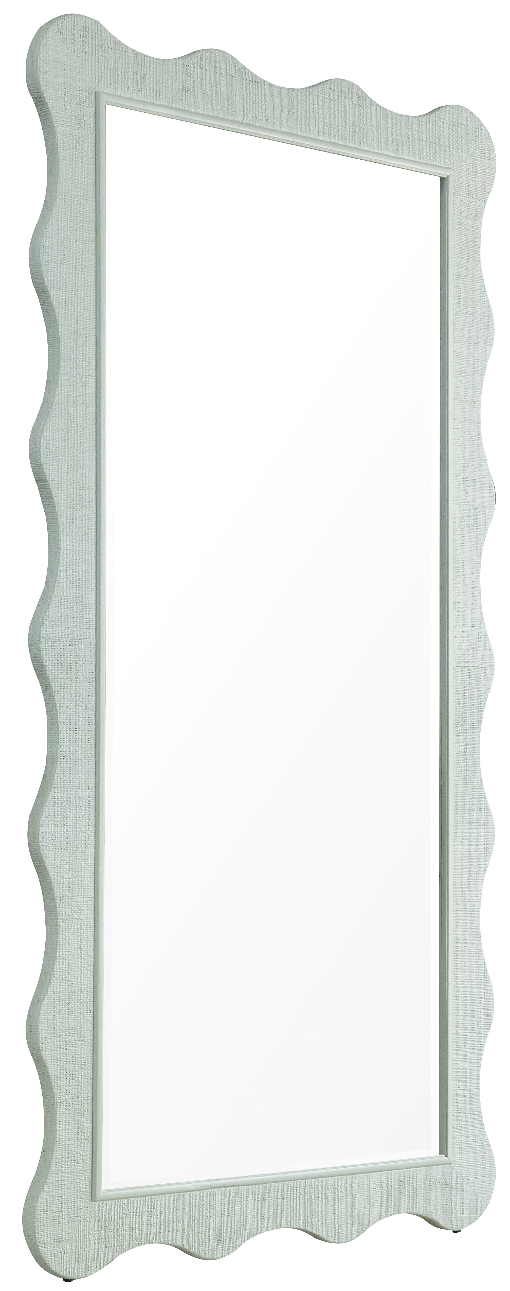 Hooker Furniture Commerce and Market Waverly Leaner Mirror in Blues