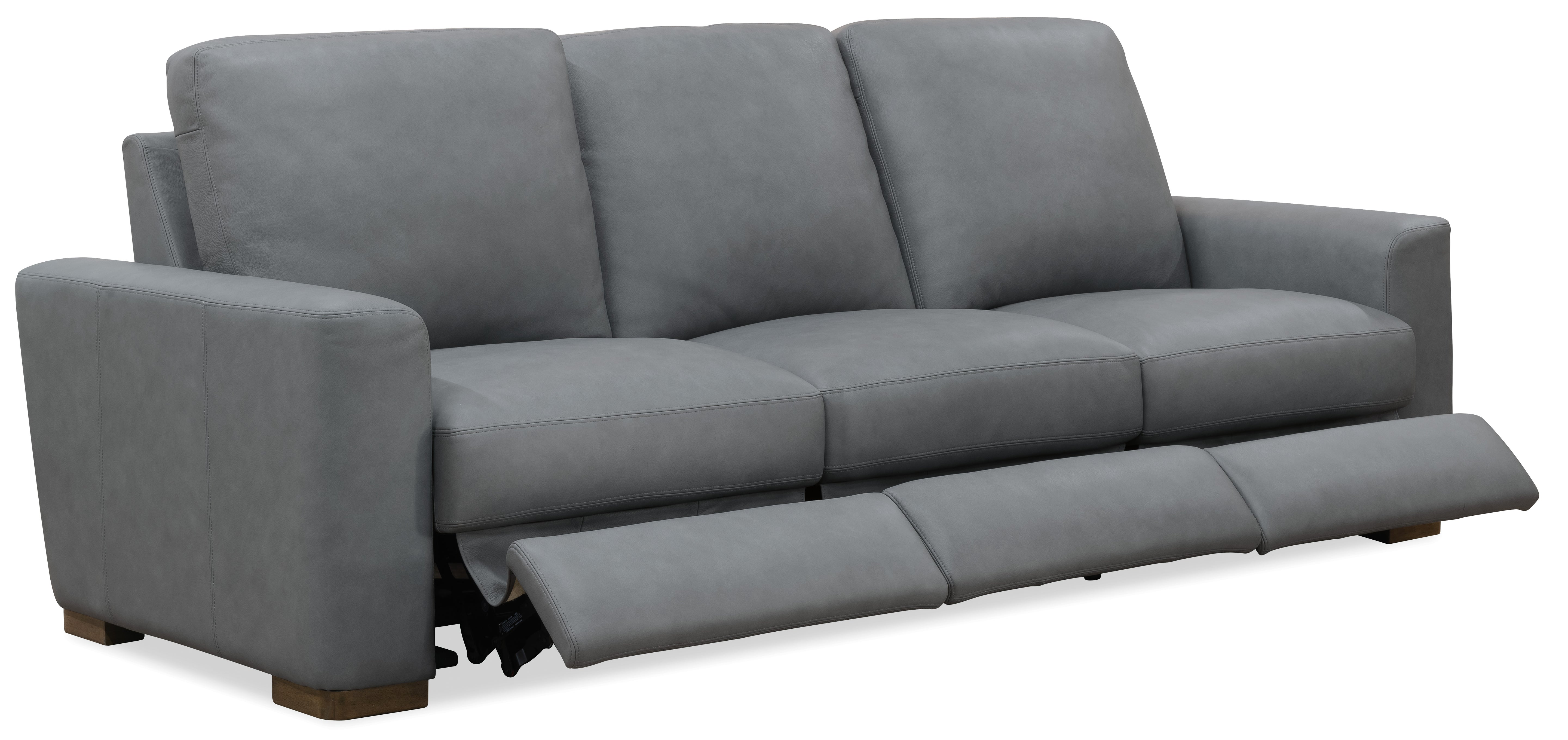 Hooker Furniture Optimus Three Seat Sofa in Grey