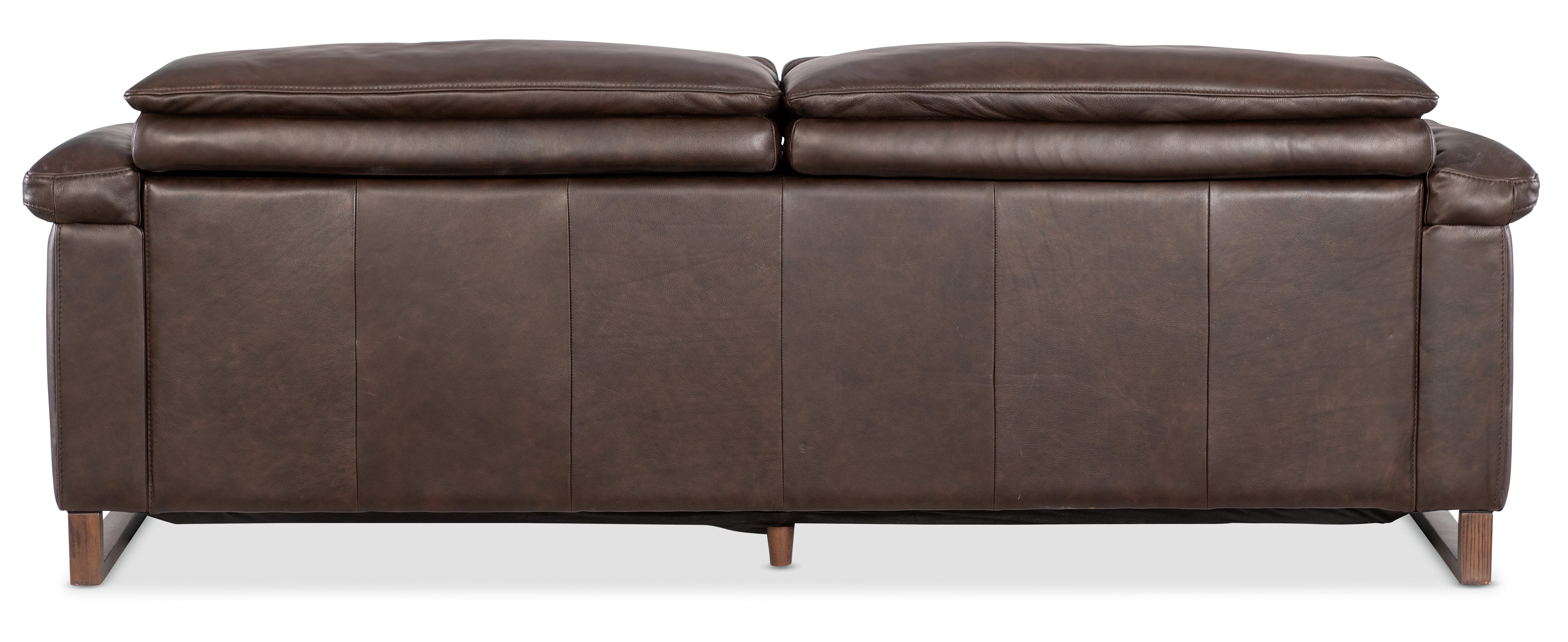 Hooker Furniture Jericho Power Sofa with Power Headrest in Brown