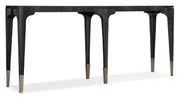 Hooker Furniture Chapman Shou Sugi Ban Console Table in Black
