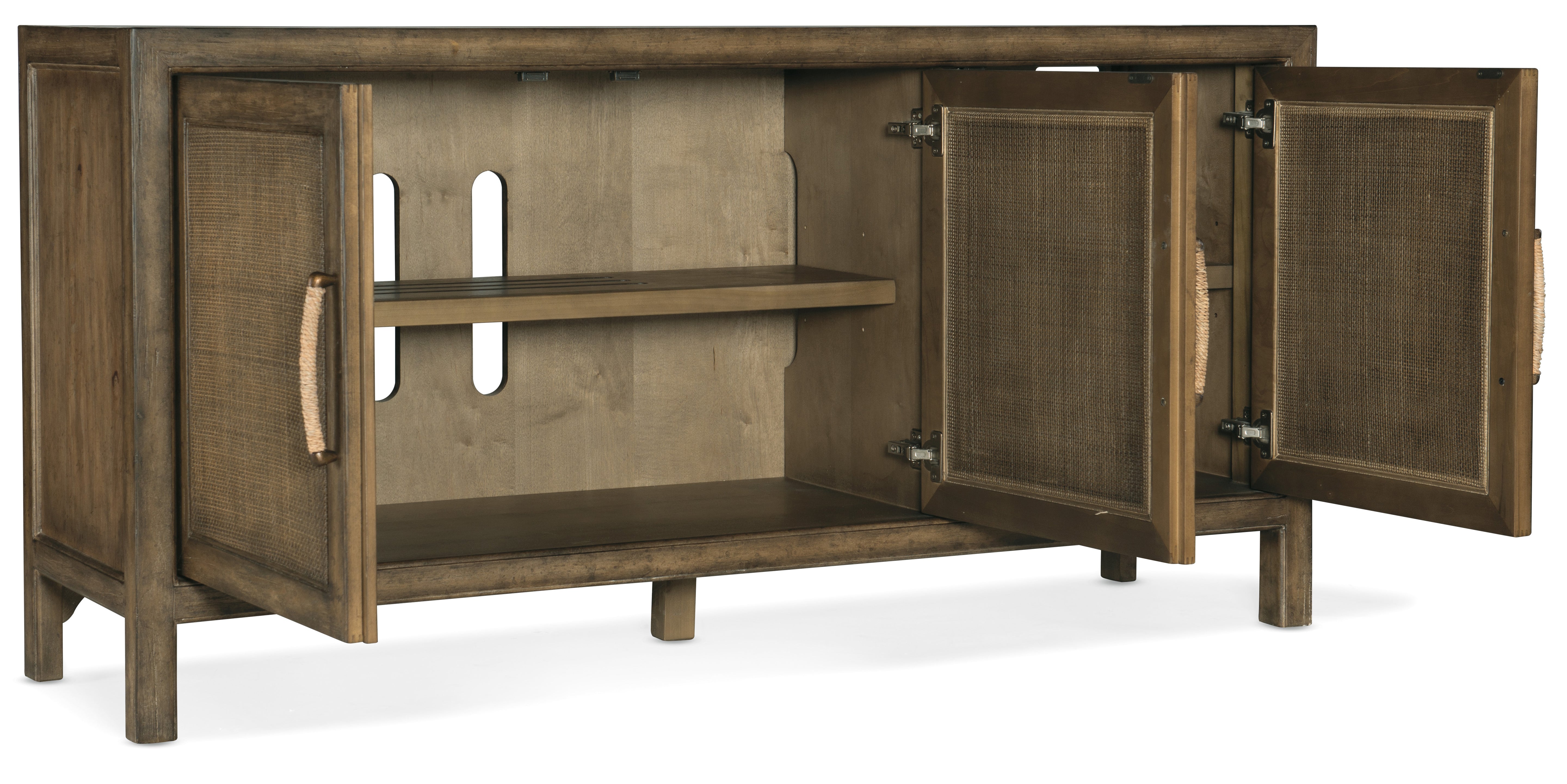 Hooker Furniture Sundance Small Media Console in Dark Wood