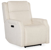 Hooker Furniture Nelson Zero Gravity Power Recliner with Power Headrest and Lumbar in White
