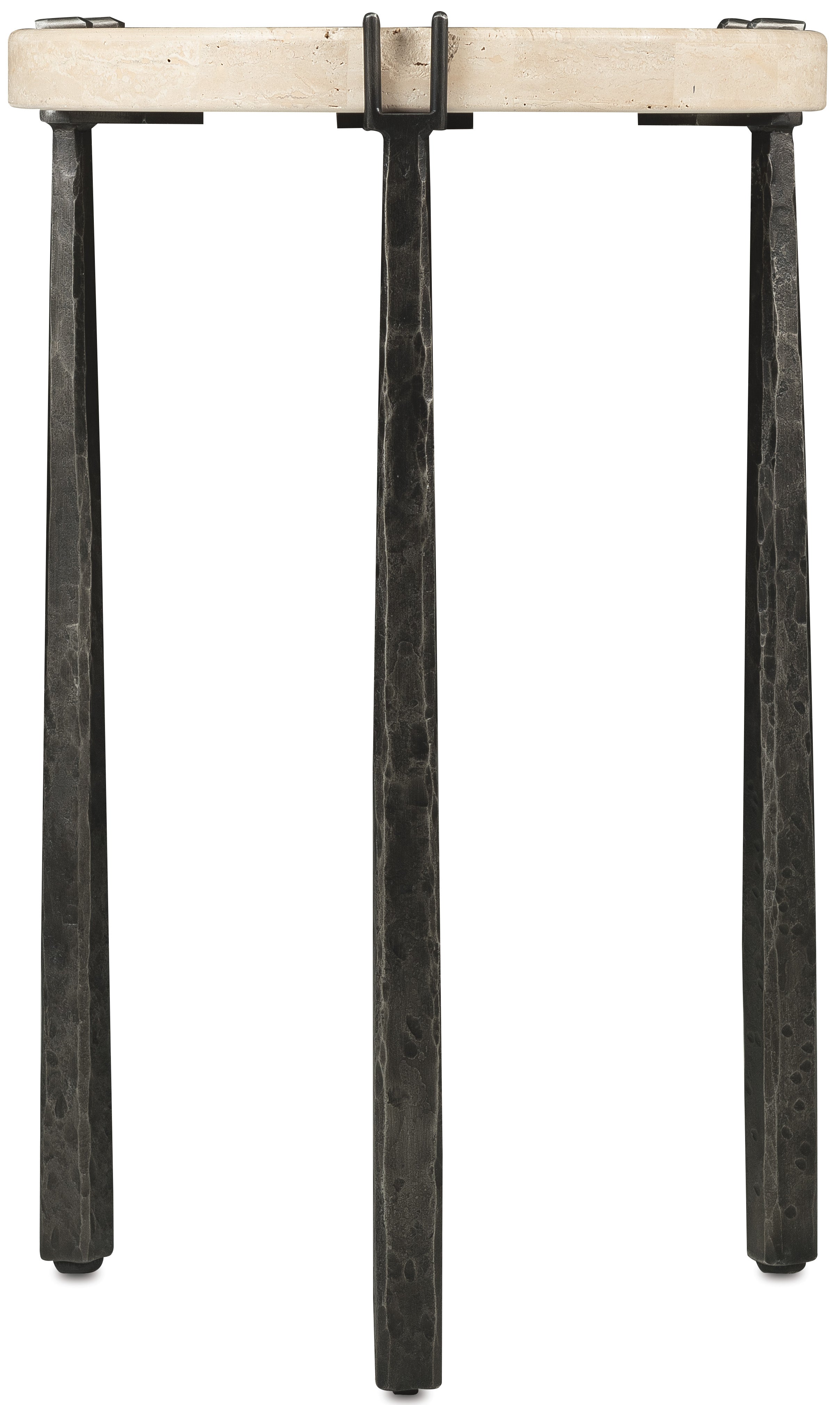 Hooker Furniture Driftwood Metal Spot Table in Grays