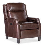 Hooker Furniture Nelson Power Recliner w/Power Headrest in Brown
