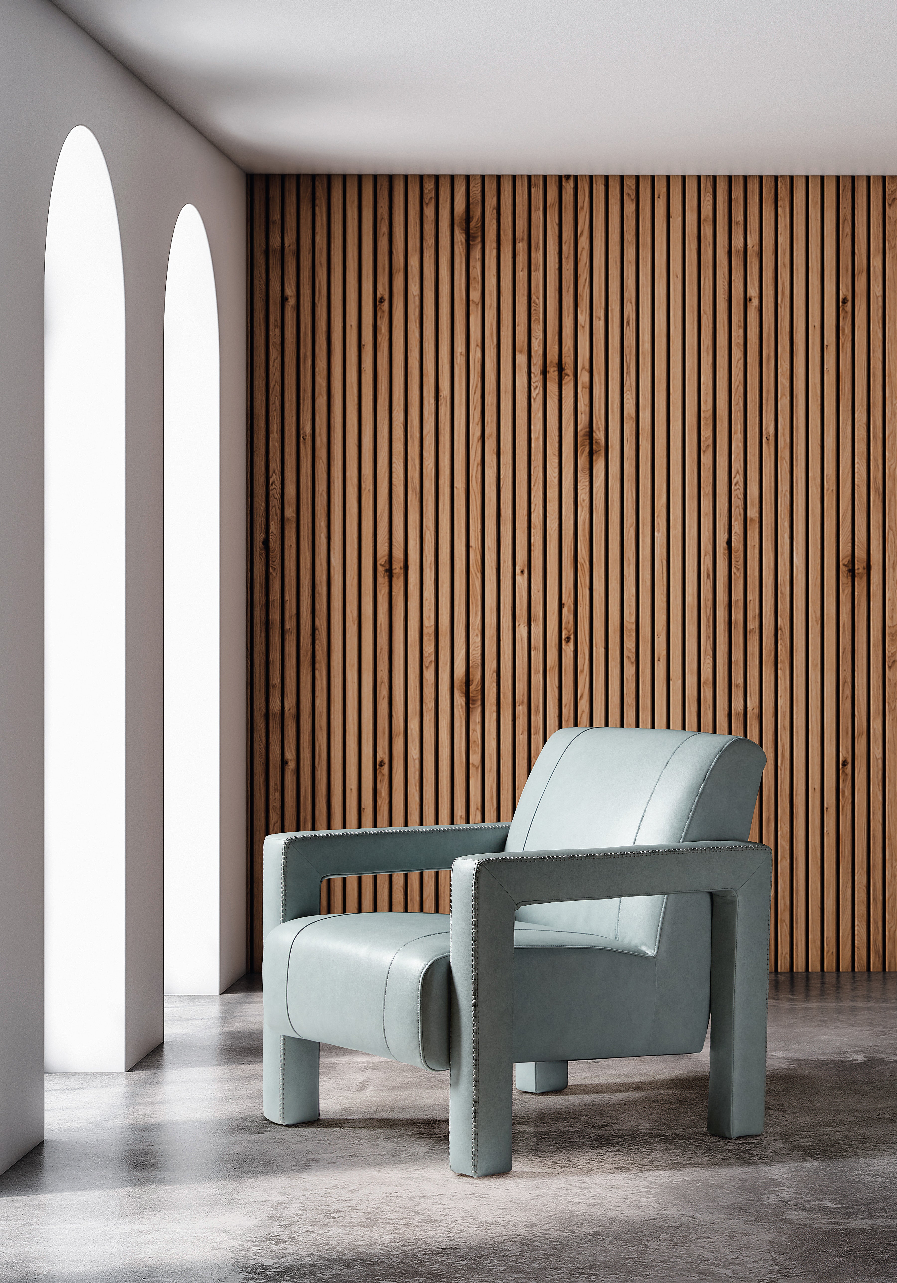Hooker Furniture Covette Accent Chair in Blue
