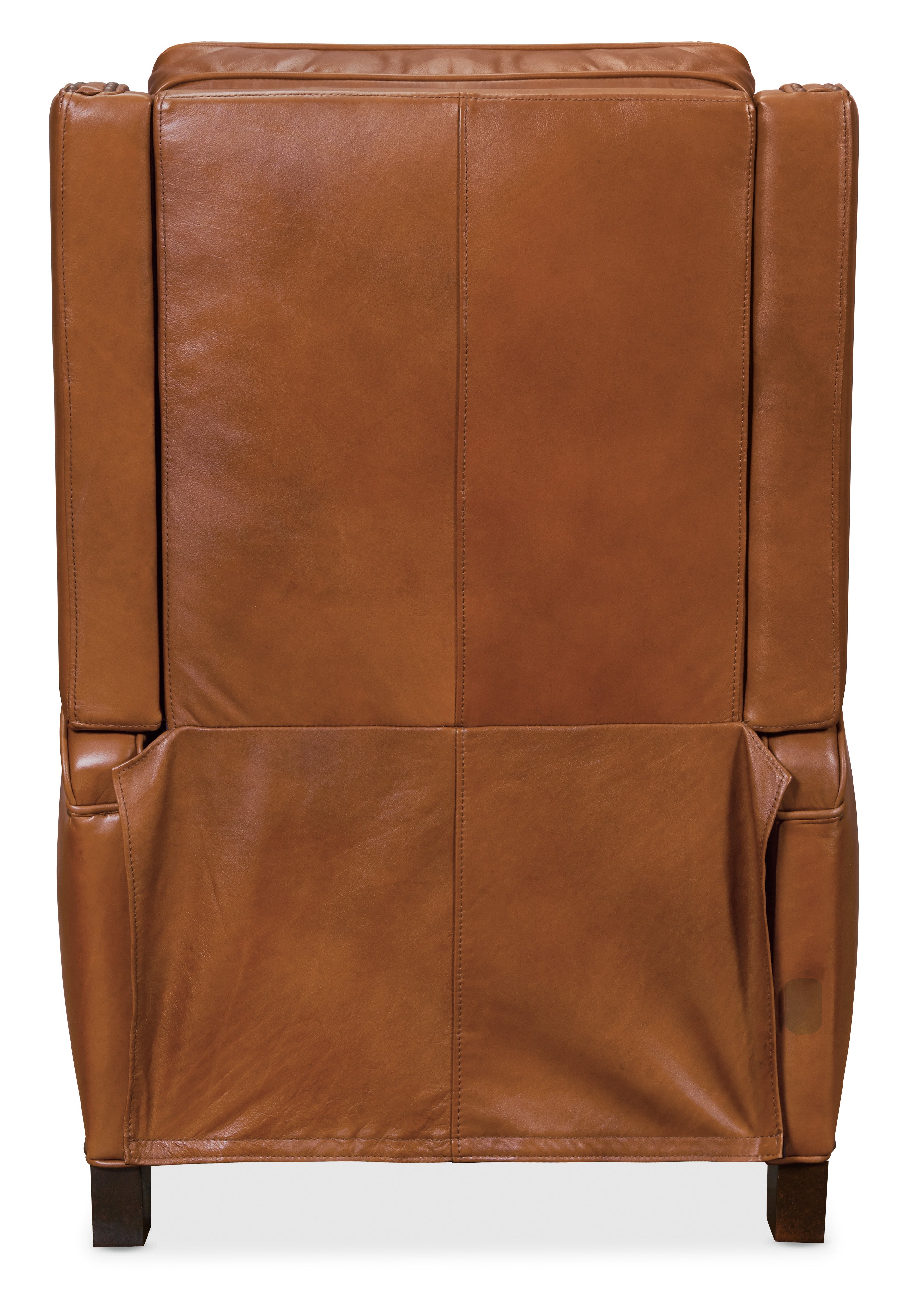 Hooker Furniture Rylea Manual Push Back Recliner in Brown