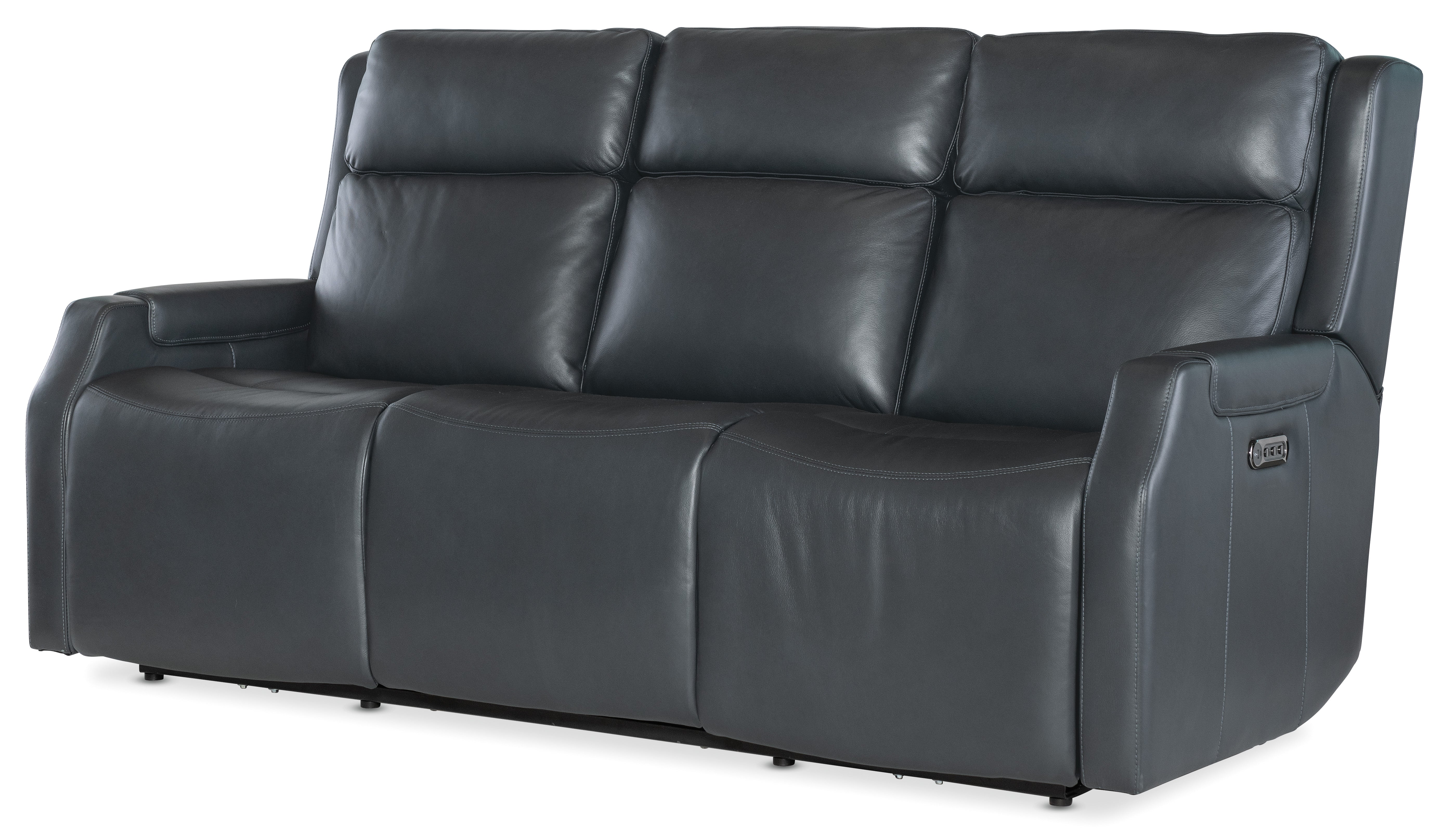 Hooker Furniture Nelson Zero Gravity Power Sofa with Power Headrest and Lumbar in Blue