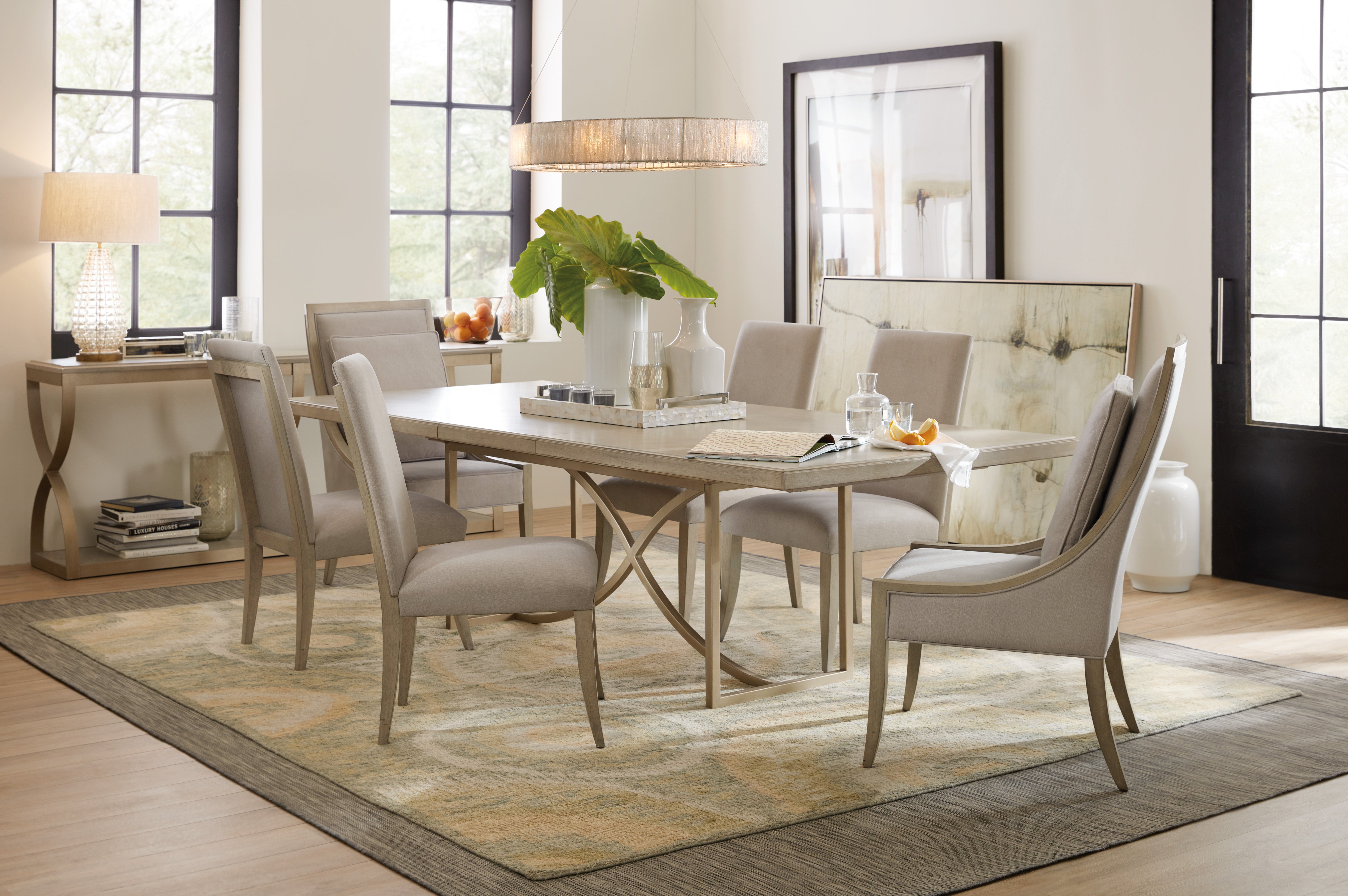Hooker Furniture Elixir 80in Rectangular Dining Table with 1-20in Leaf