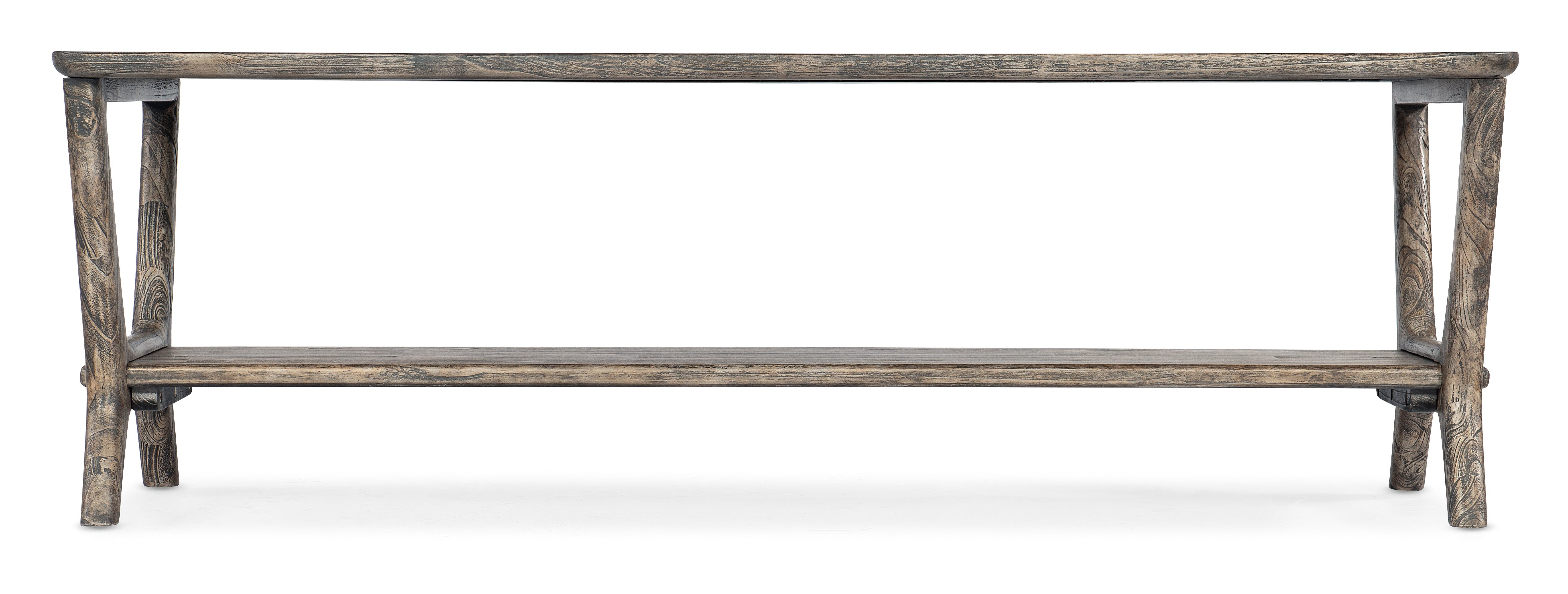 Hooker Furniture Commerce & Market Brandon Cocktail Table in Medium Brown
