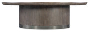 Hooker Furniture Modern Mood Round Cocktail Table in Medium Brown