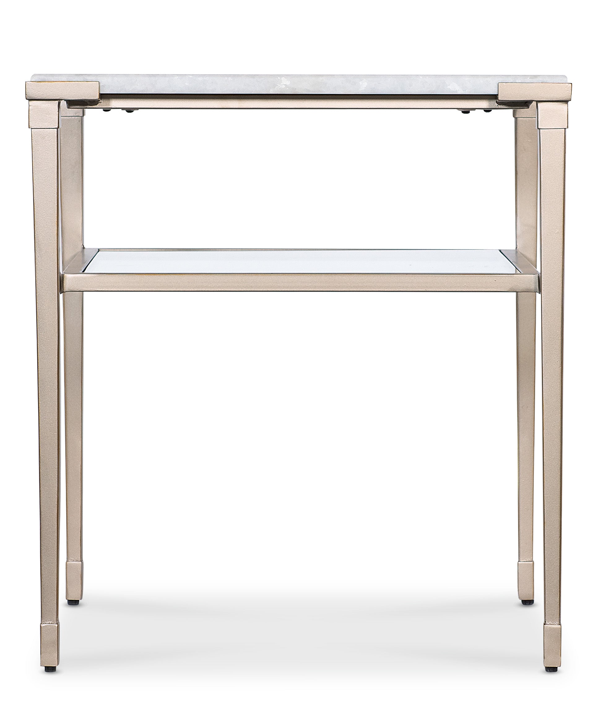 Hooker Furniture Melange Jen End Table in Golds