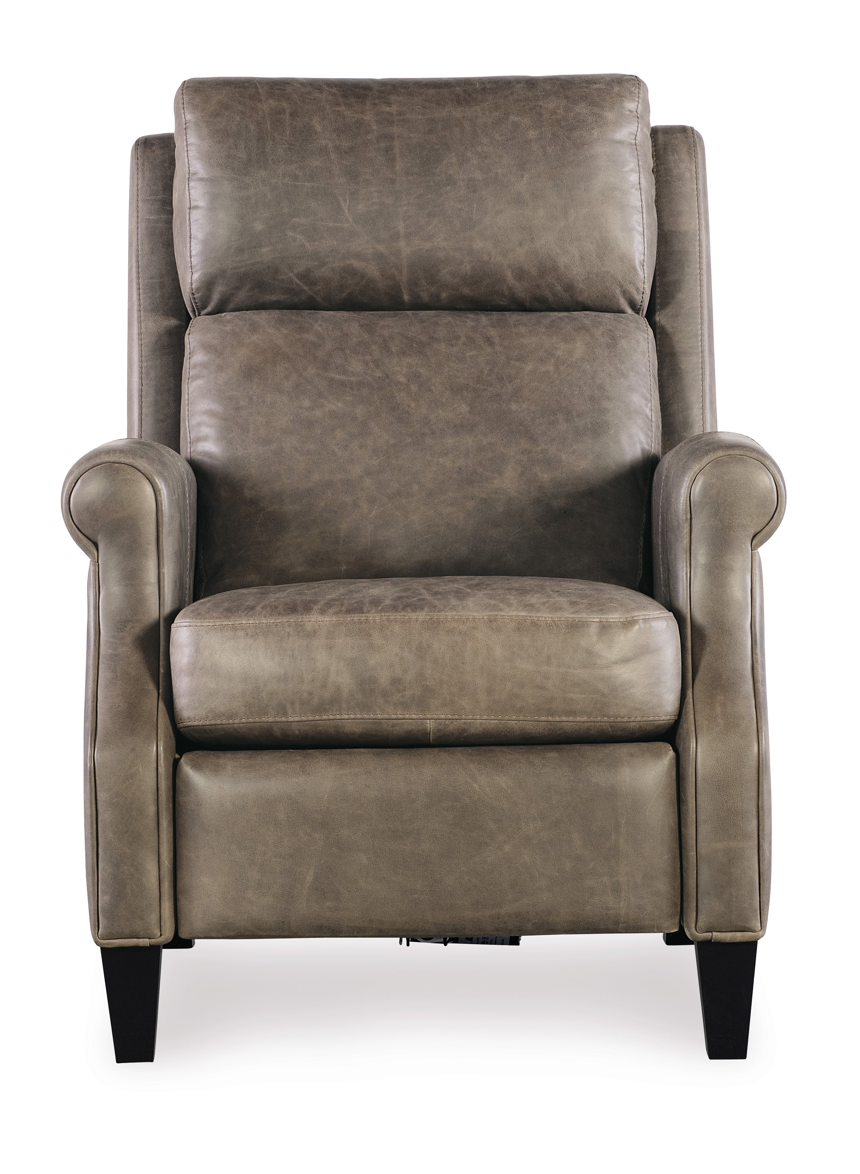 Hooker Furniture Hurley Power Recliner with Power Headrest in Dark Brown