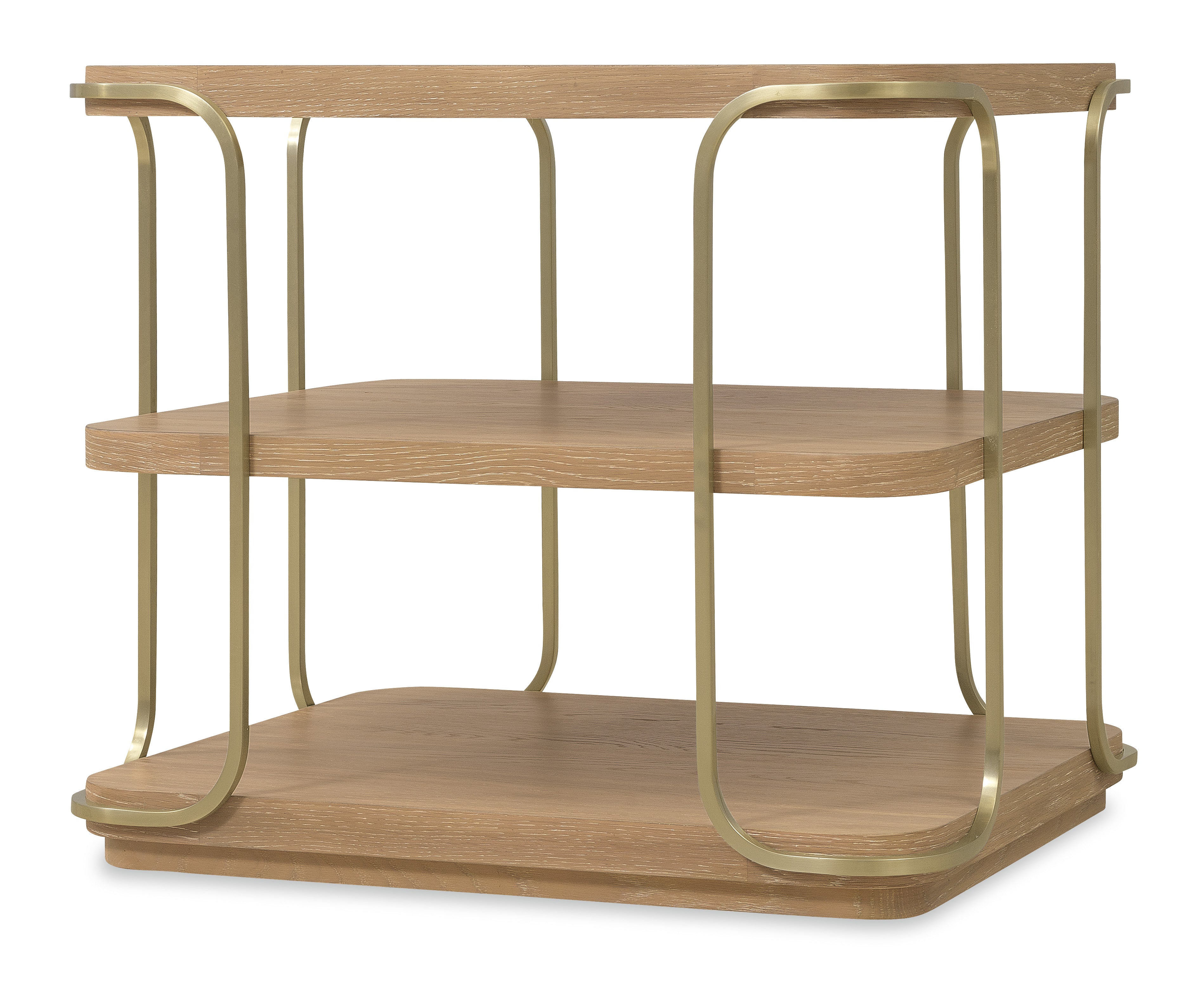 Hooker Furniture Banyon Bay End Table in Light Wood