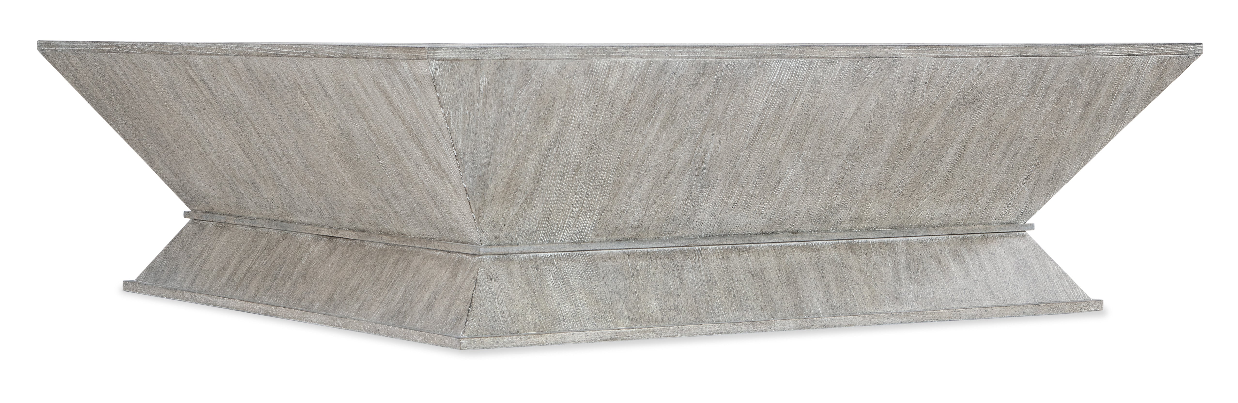 Hooker Furniture Melange Korena Square Cocktail Table in Gray