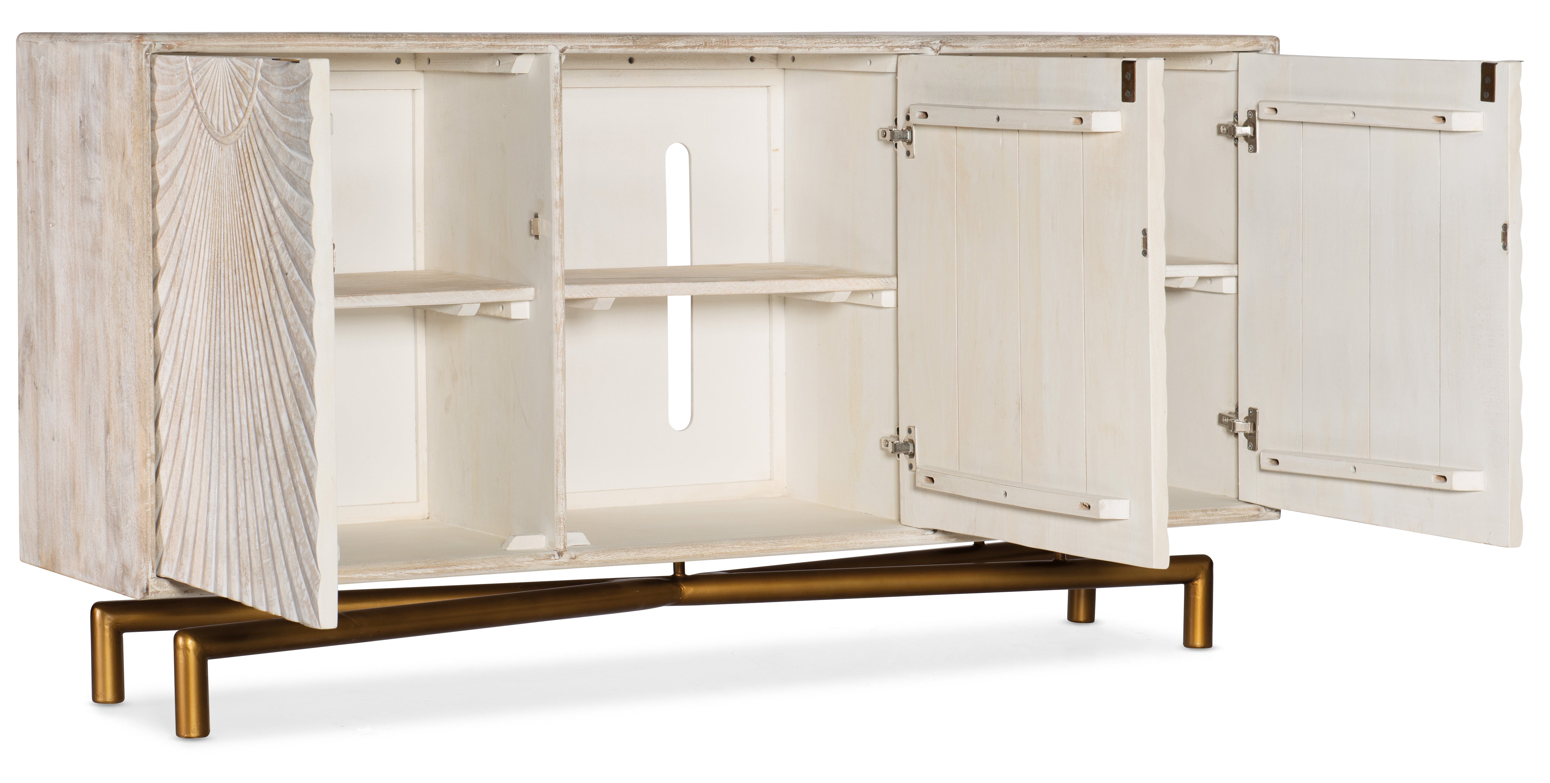 Hooker Furniture Entertainment Console in Light Wood