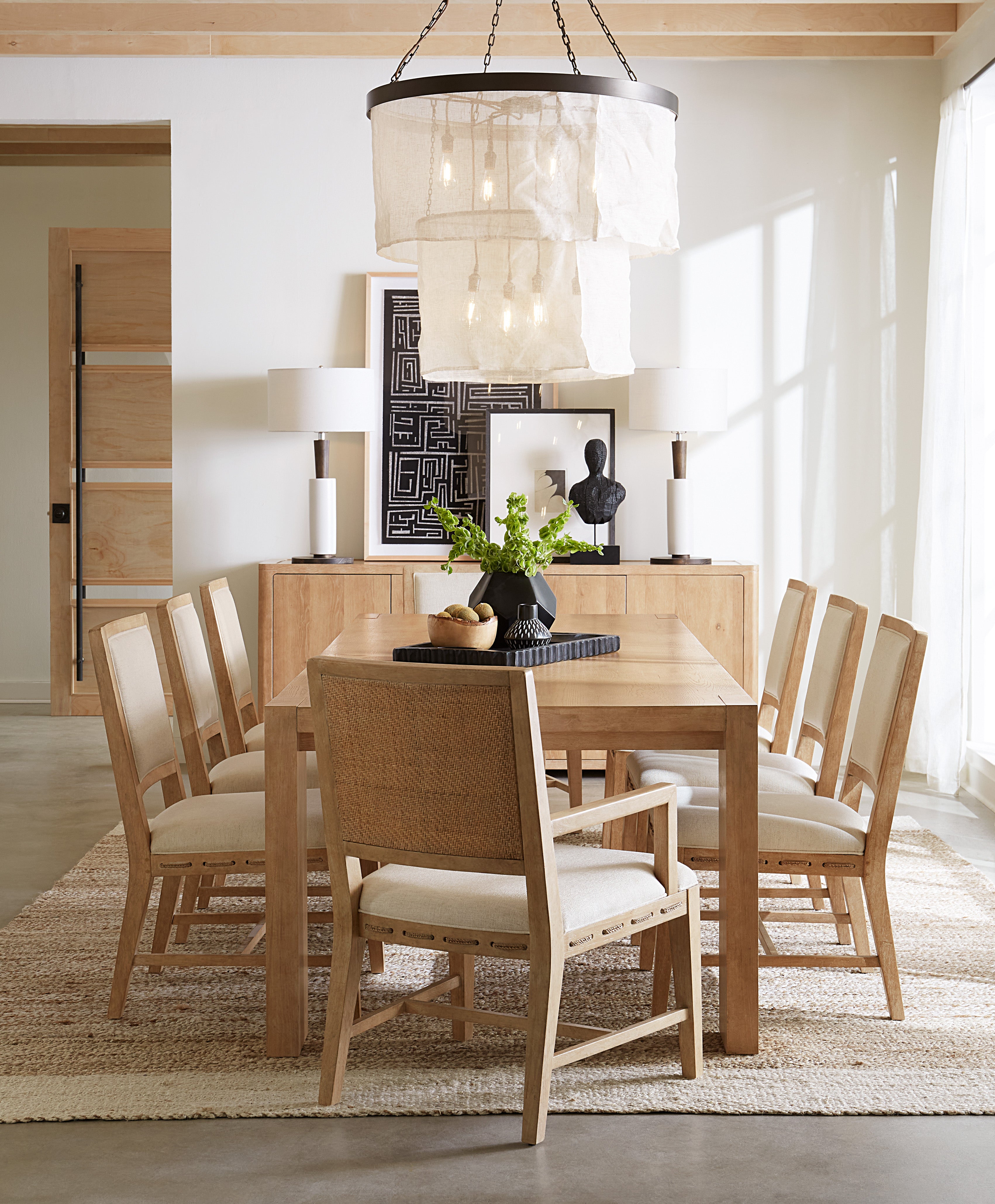 Hooker Furniture Retreat Cane Back Side Chair