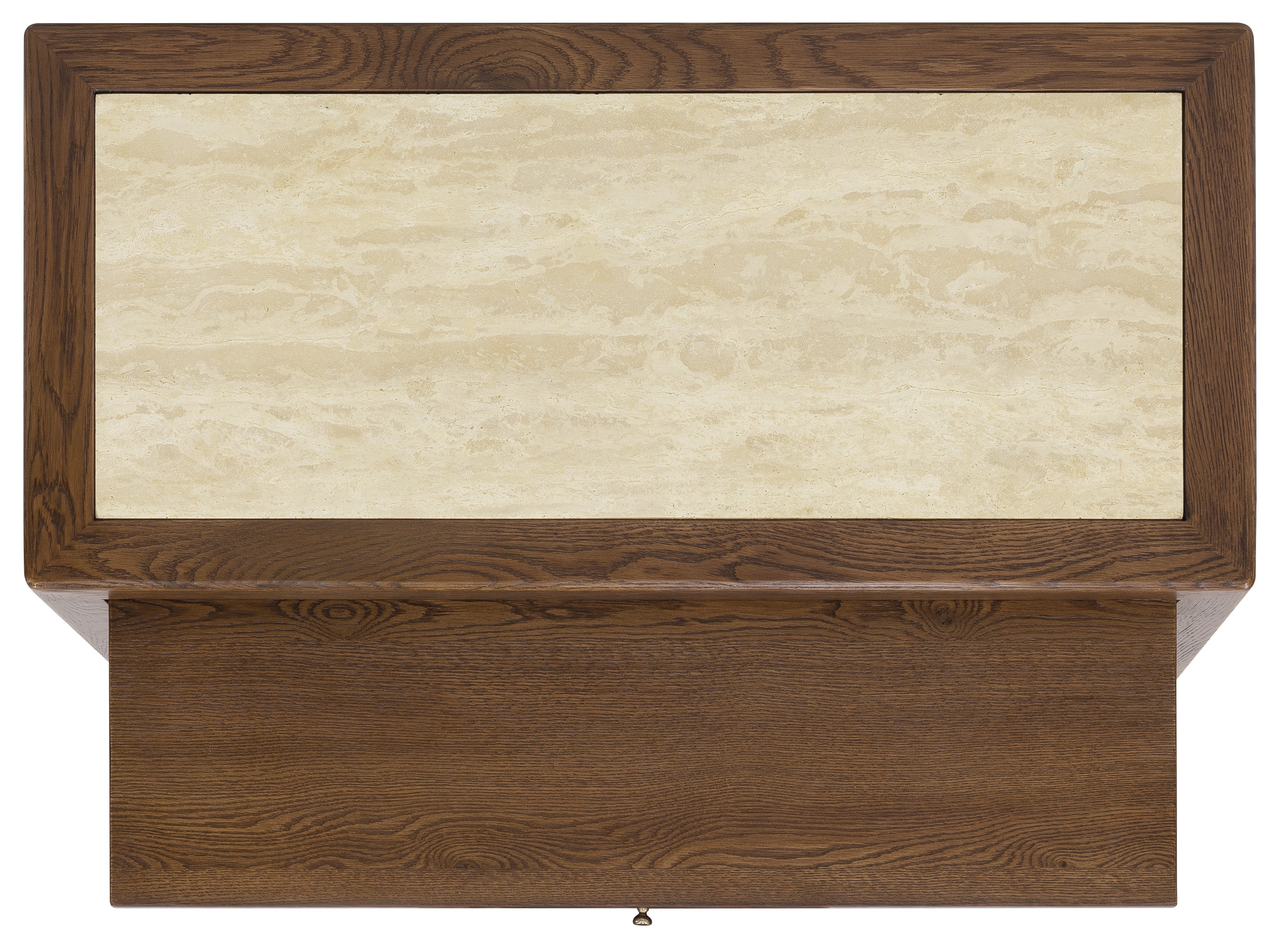 Hooker Furniture Driftwood One-Drawer Nightstand with Stone