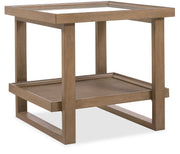 Hooker Furniture Sonnet Square End Table in Medium Wood