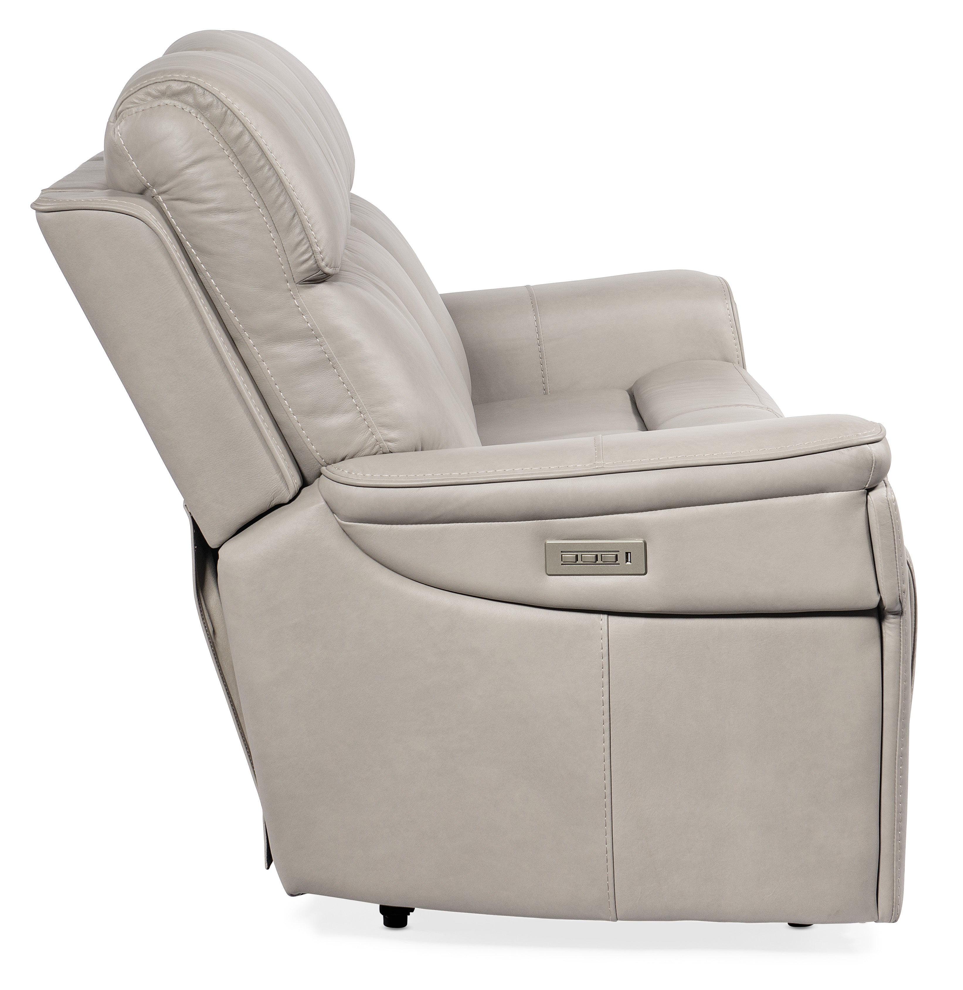 Hooker Furniture Lyra Zero Gravity Power Sofa with Power Headrest and Lumbar in Light Gray