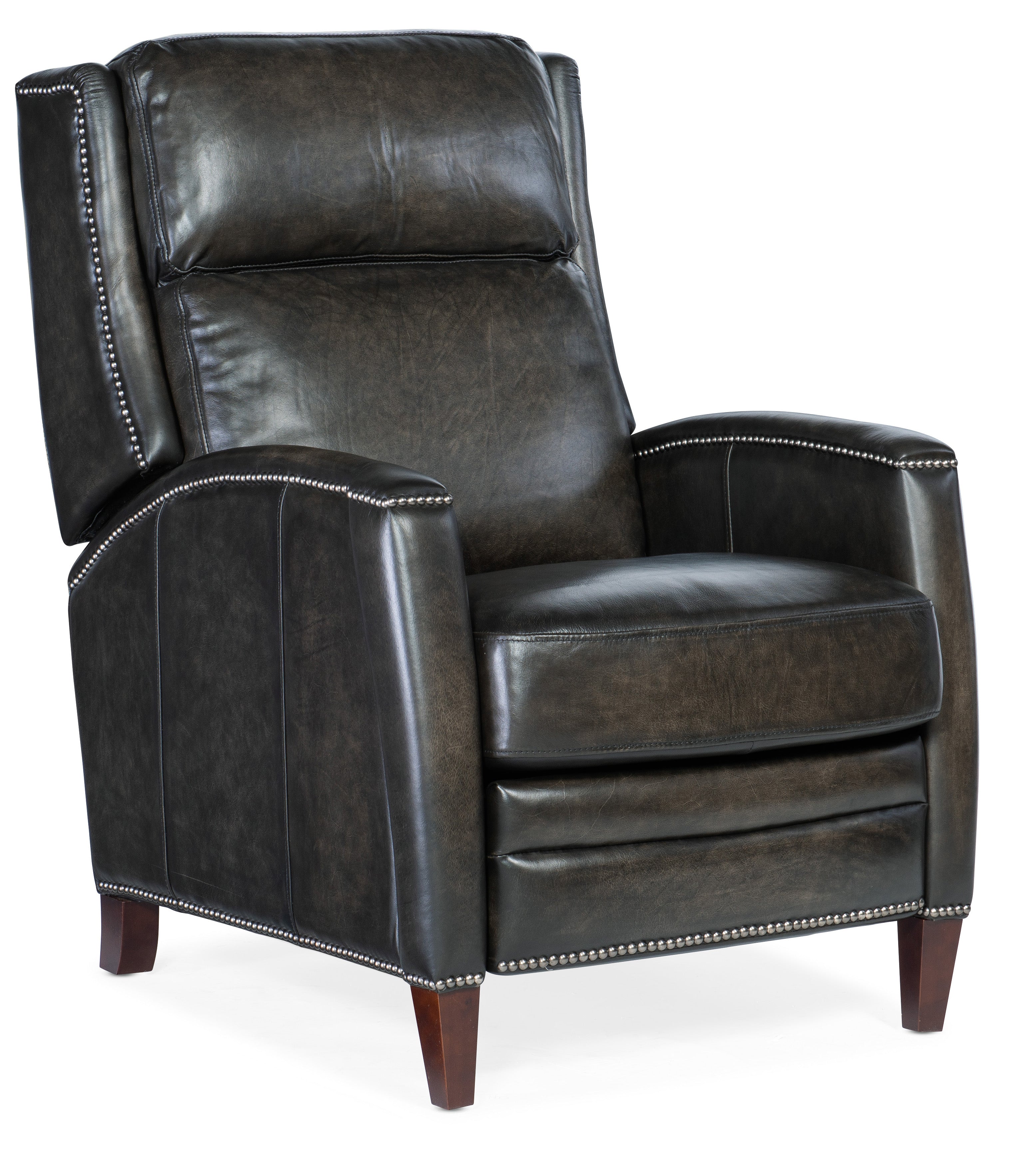 Hooker Furniture Declan Manual Push Back Recliner in Brown