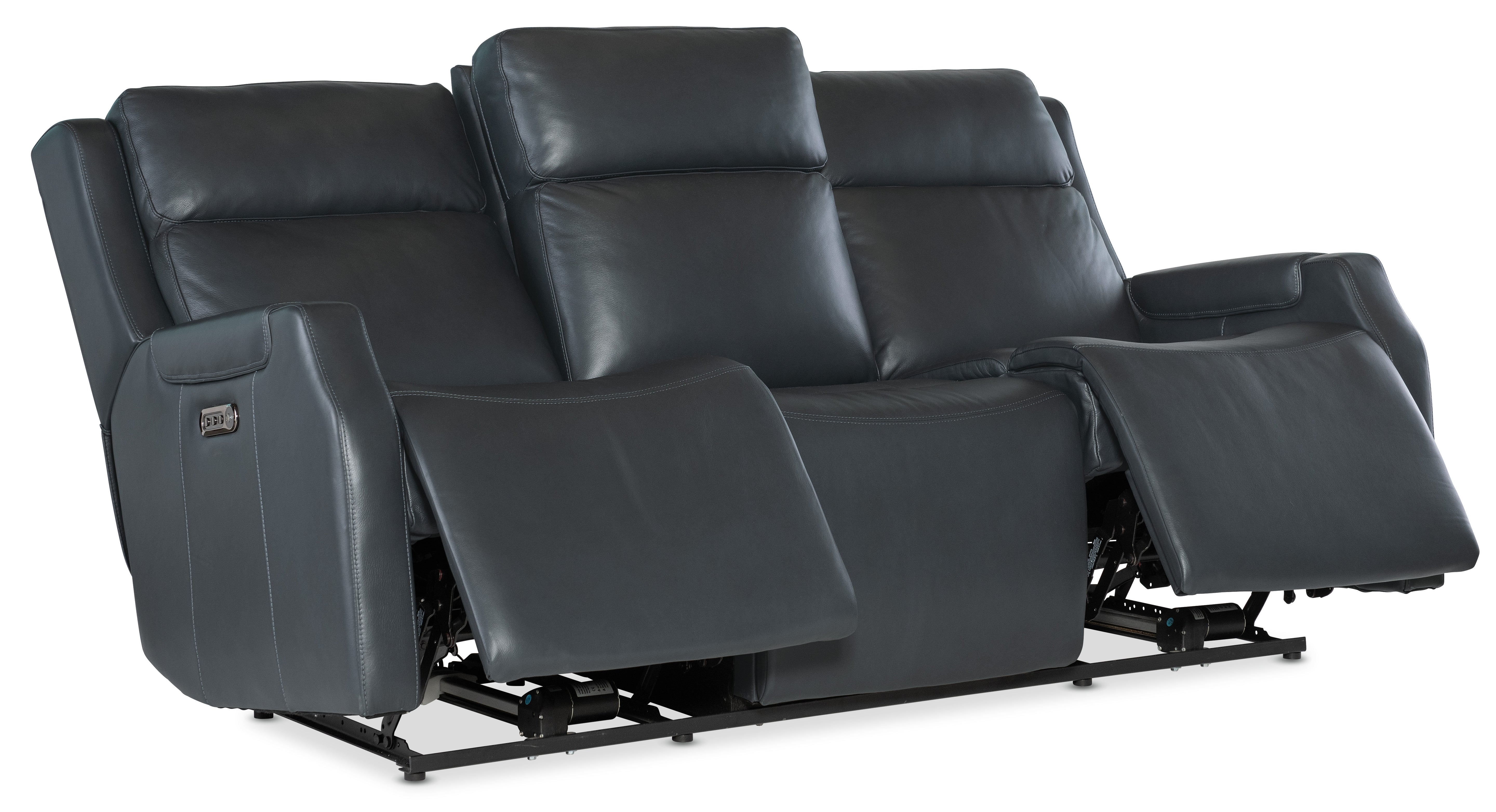 Hooker Furniture Nelson Zero Gravity Power Sofa with Power Headrest and Lumbar in Blue