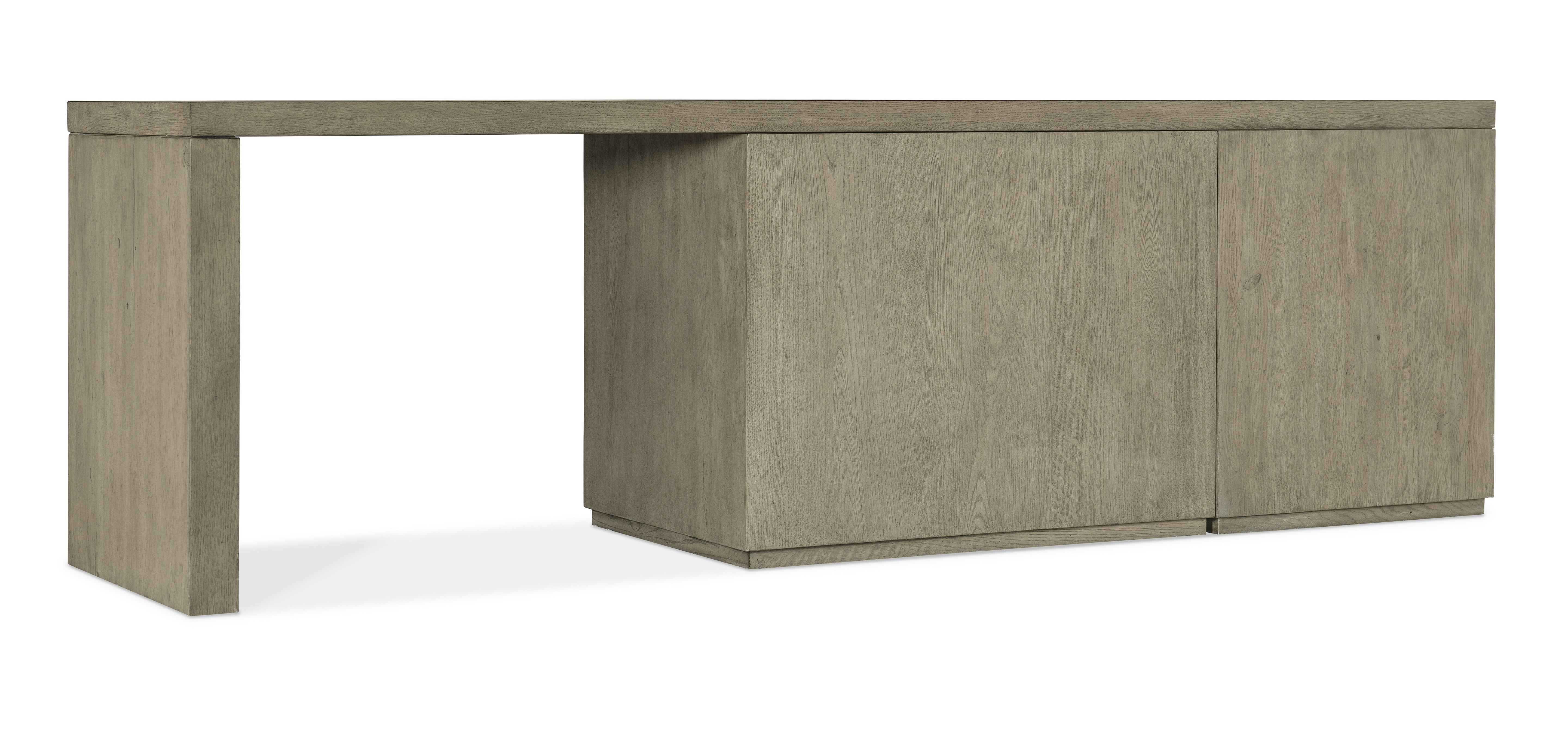 Hooker Furniture Linville Falls 96" Desk with File and Open Desk Cabinet