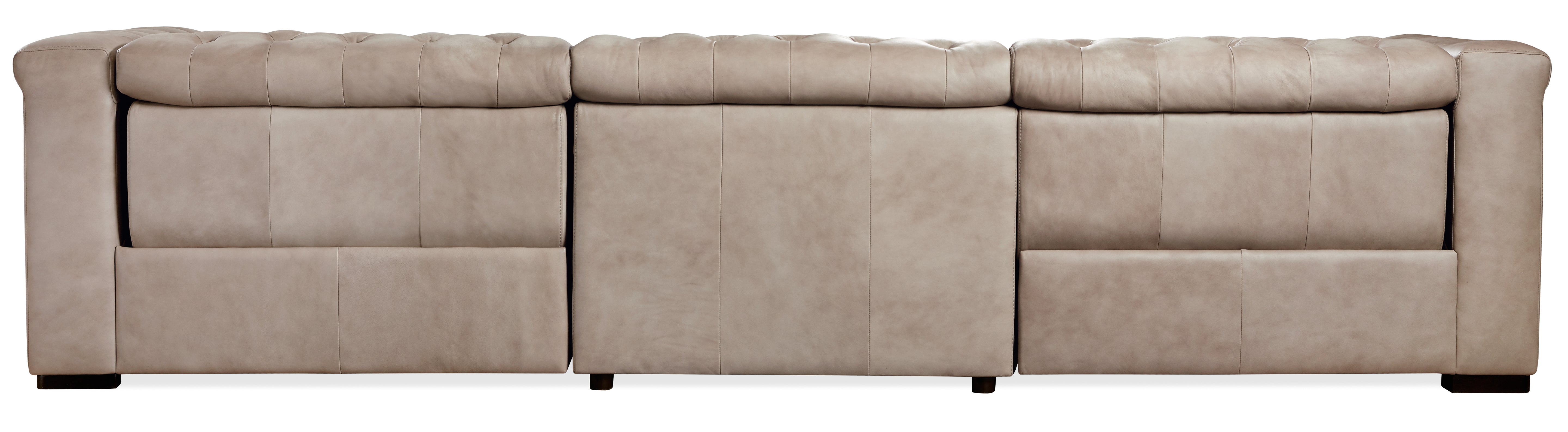 Hooker Furniture Savion Grandier Power Recliner Sofa with Power Headrest in Brown