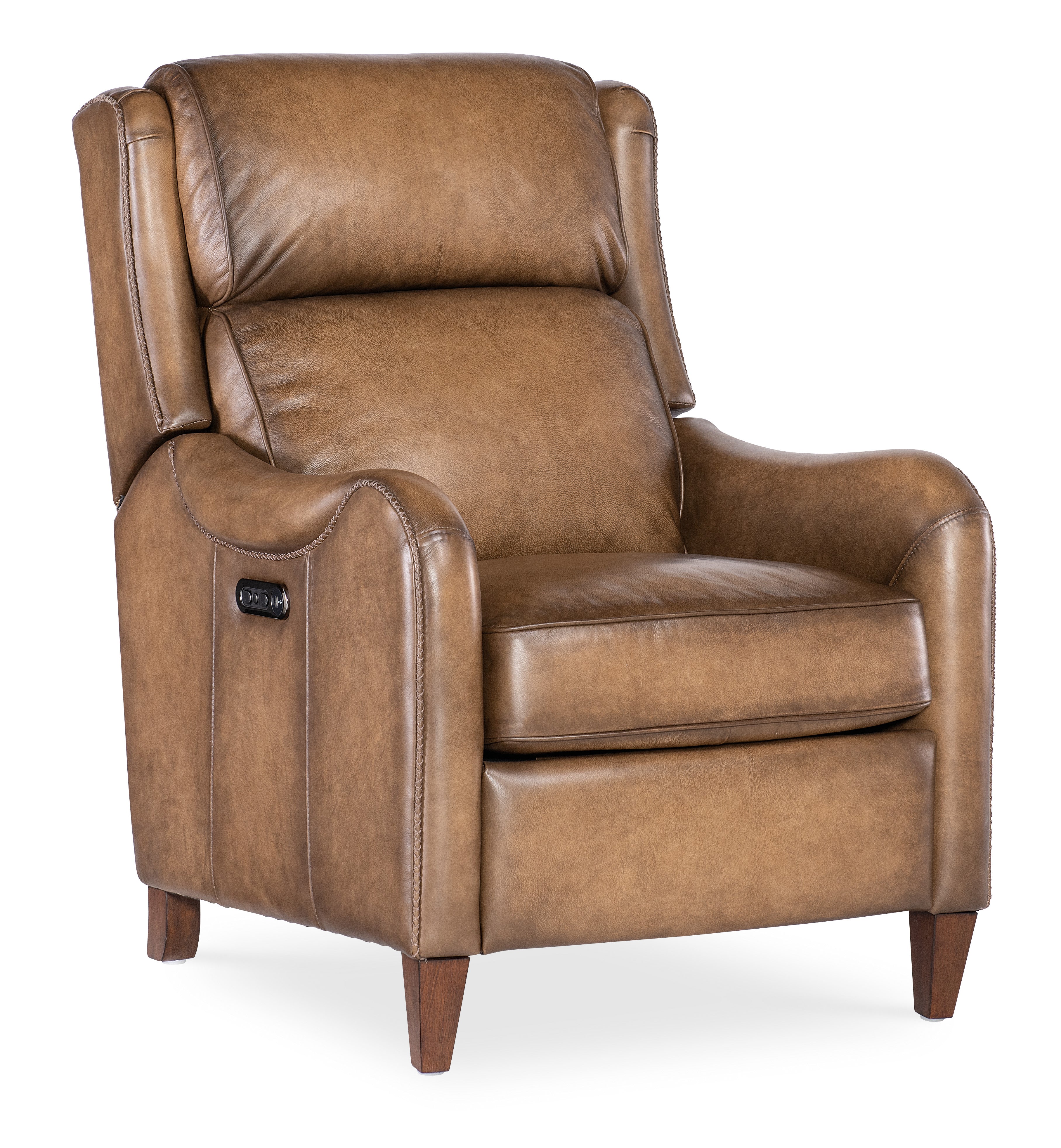 Hooker Furniture Carrington Power Recliner w/Power Headrest in Brown