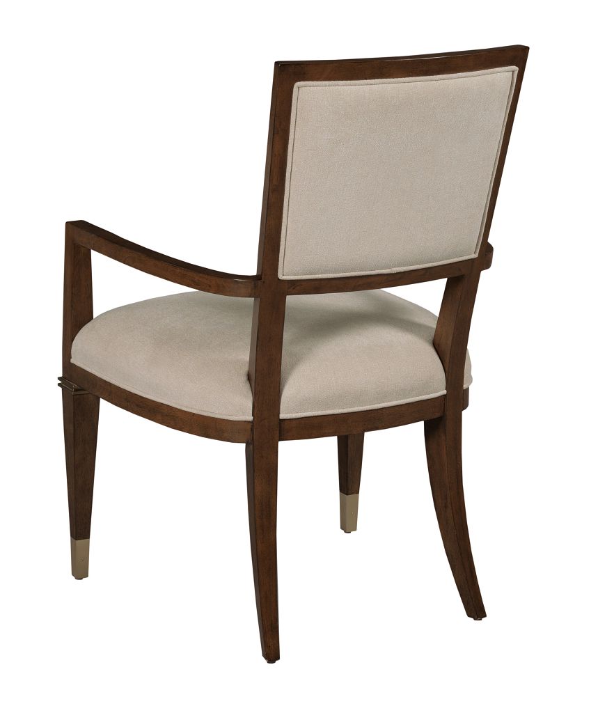 American Drew Vantage Bartlett Arm Chair in Warm Brown