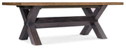 Hooker Furniture Big Sky Trestle Dining Table with 2-20in Leaves