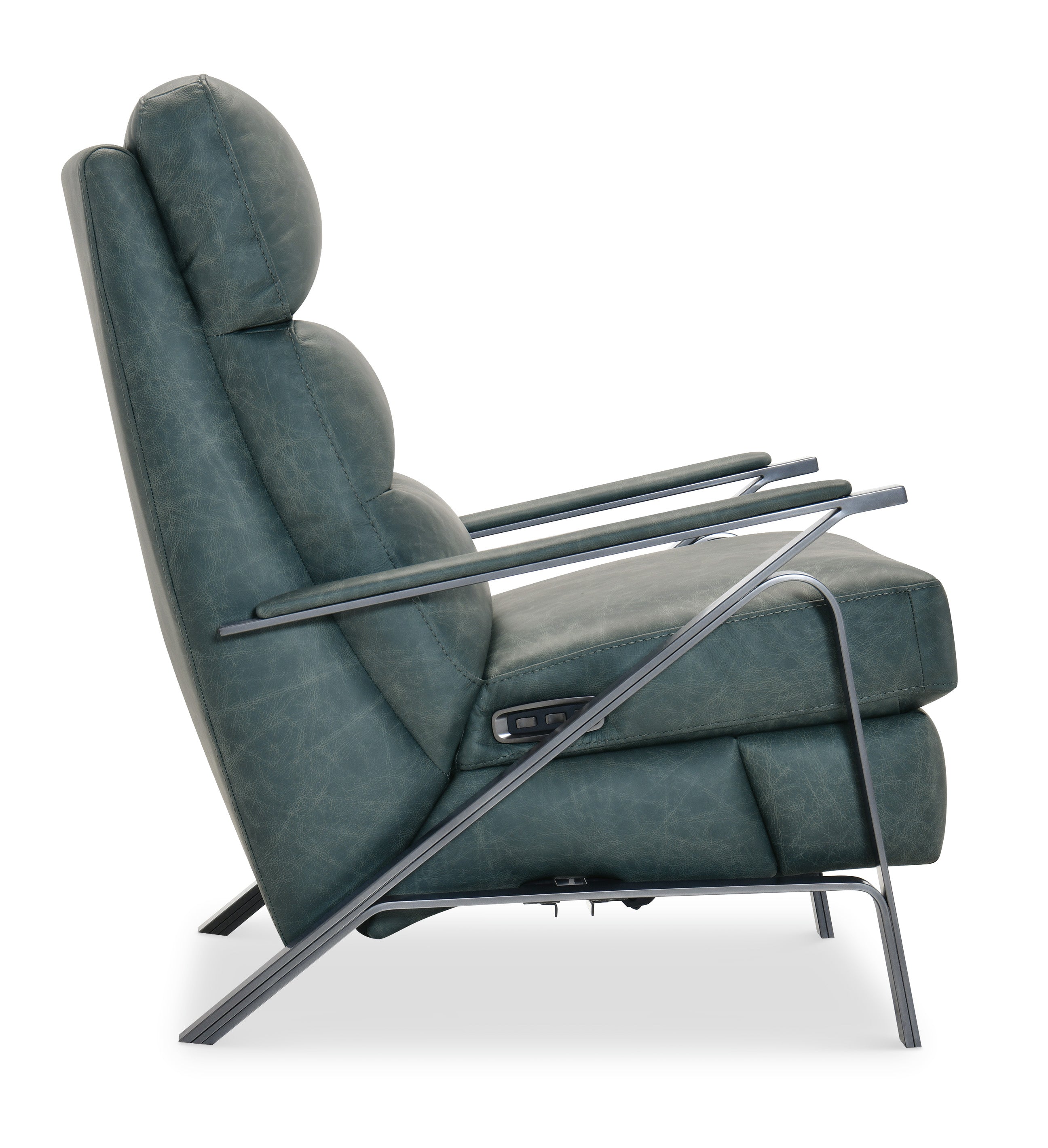 Hooker Furniture Elixir Power Recliner with Power Headrest in Blue