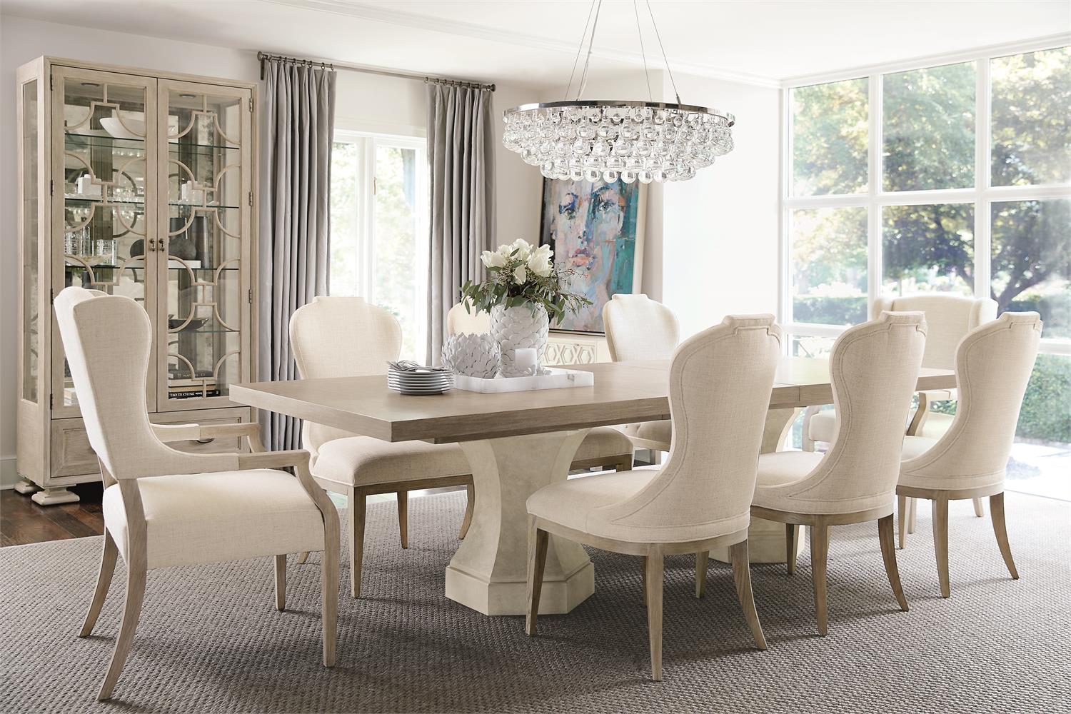 Bernhardt Furniture Santa Barbara Side Chair in Sandstone