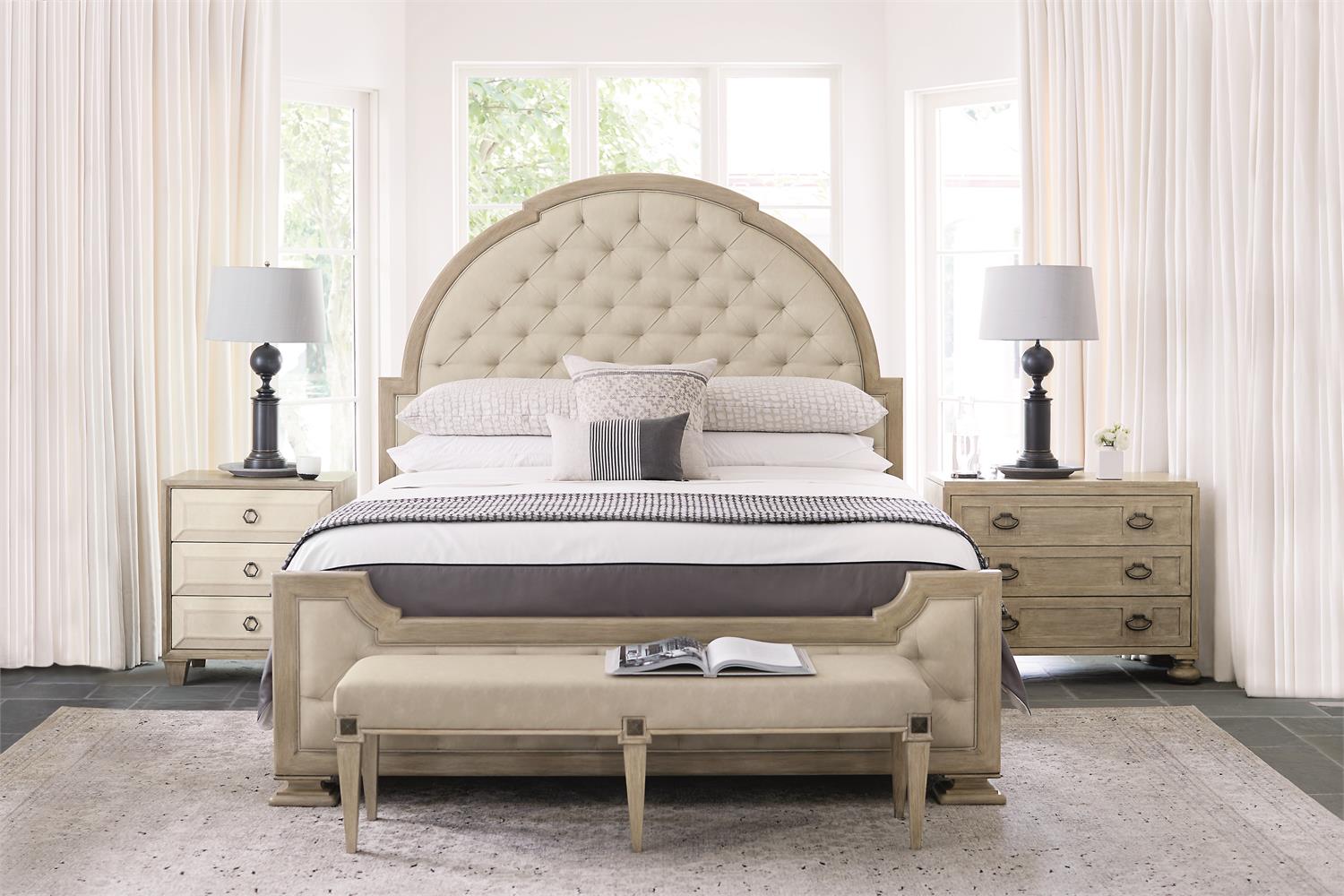Bernhardt Furniture Santa Barbara Bench in Sandstone