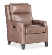 Hooker Furniture Nelson Power Recliner w/Power Headrest in Brown