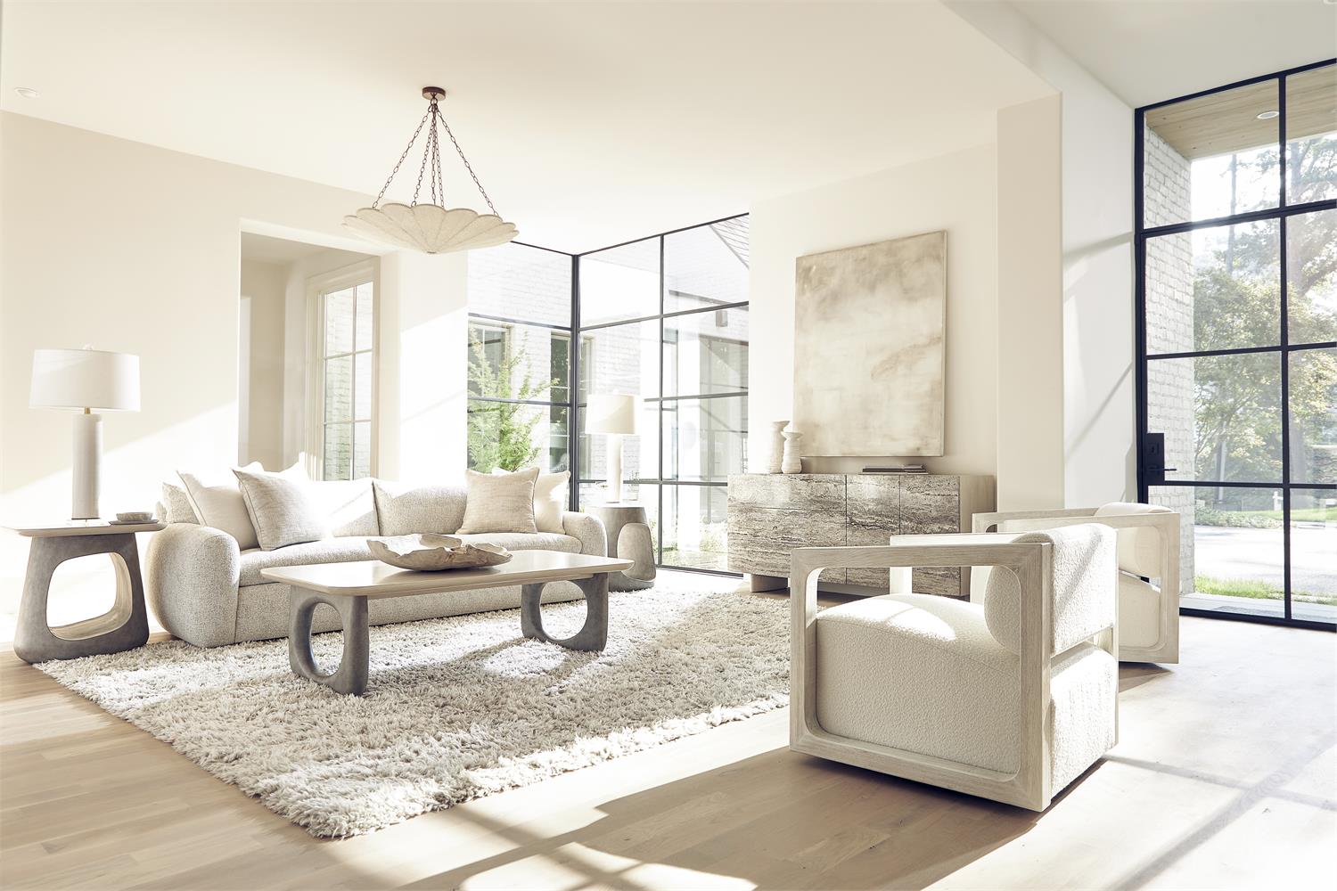 Bernhardt Furniture Sereno Cocktail Table in Lutra/Sasso