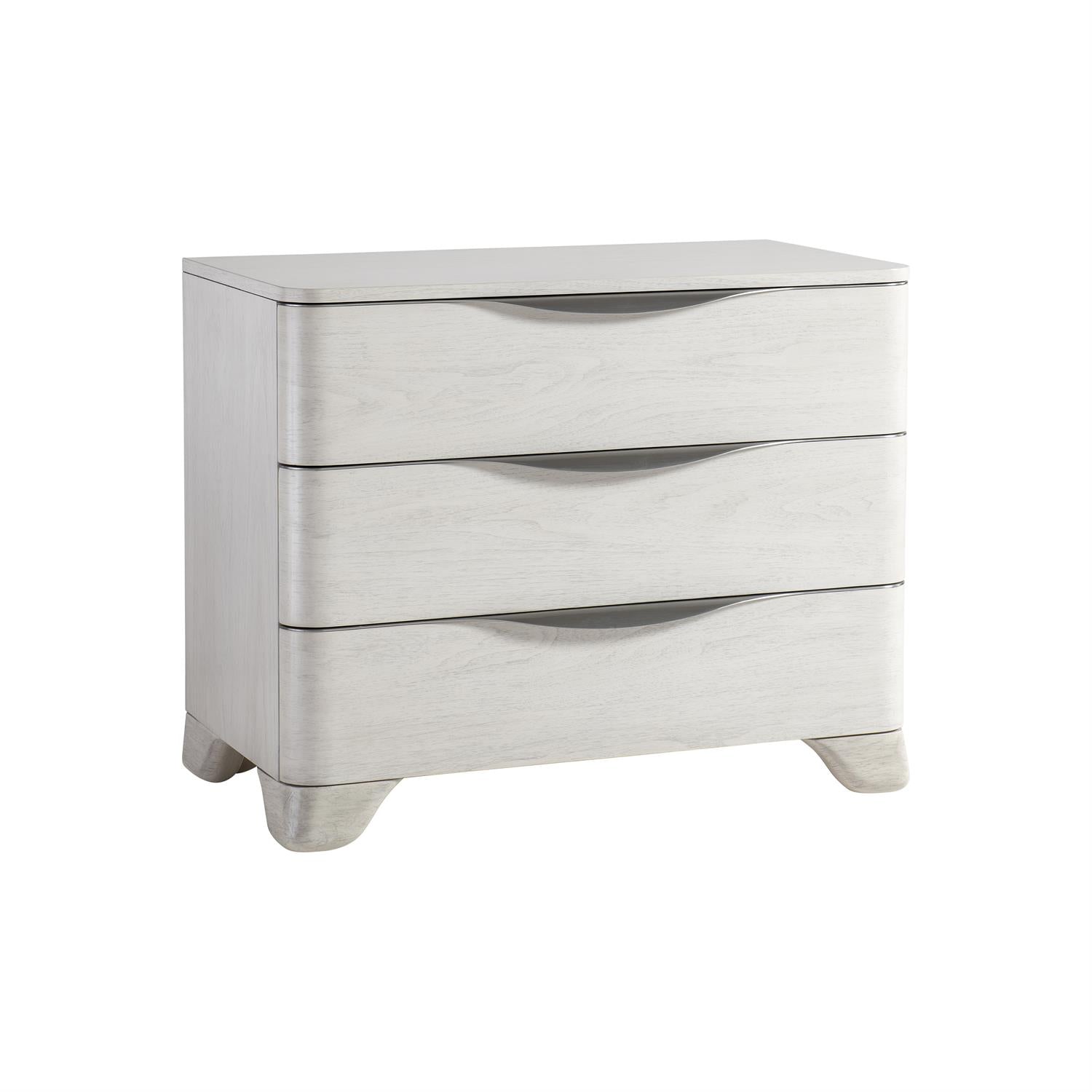 Bernhardt Furniture Sereno Three Drawer Nightstand in Lutra