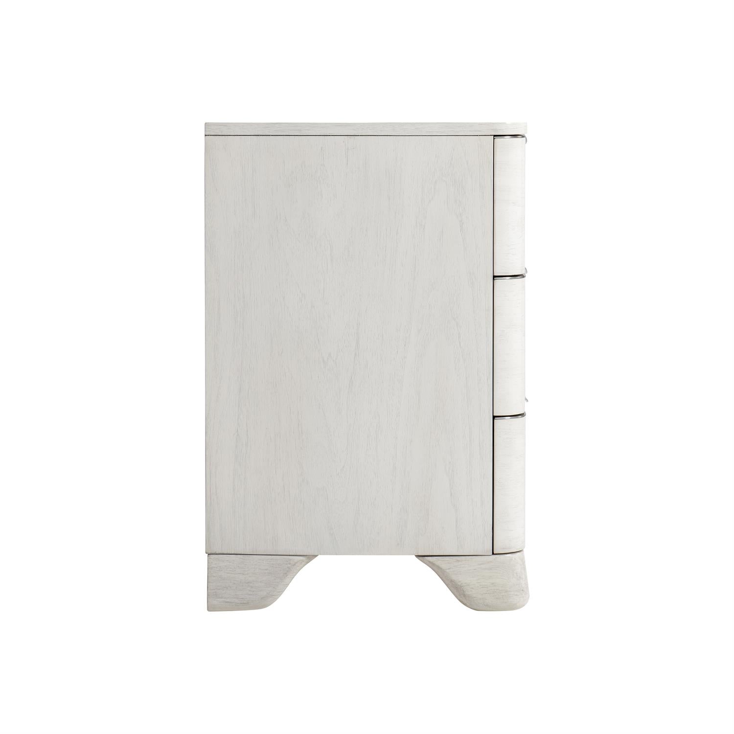 Bernhardt Furniture Sereno Three Drawer Nightstand in Lutra