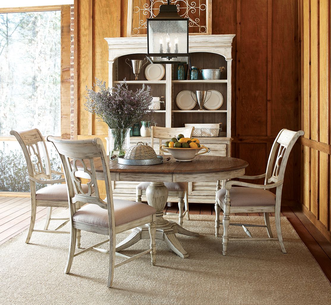 Kincaid Furniture Weatherford Hastings Open Hutch/Buffet in Cornsilk