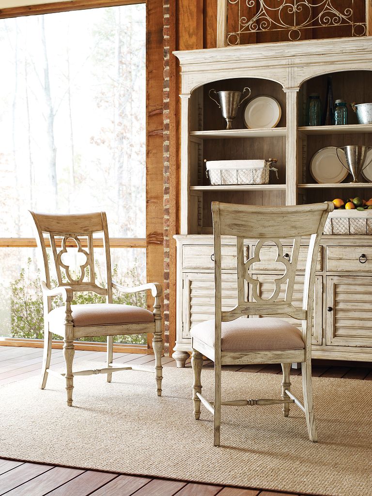 Kincaid Furniture Weatherford Arm Chair in Cornsilk
