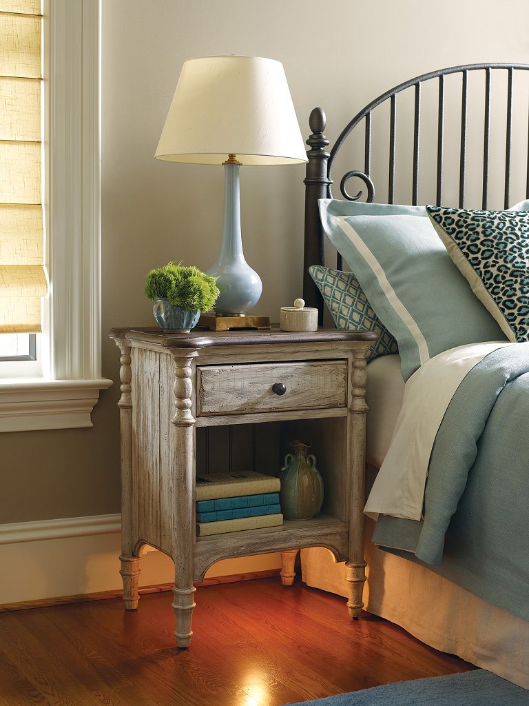 Kincaid Furniture Weatherford Open Nightstand in Cornsilk